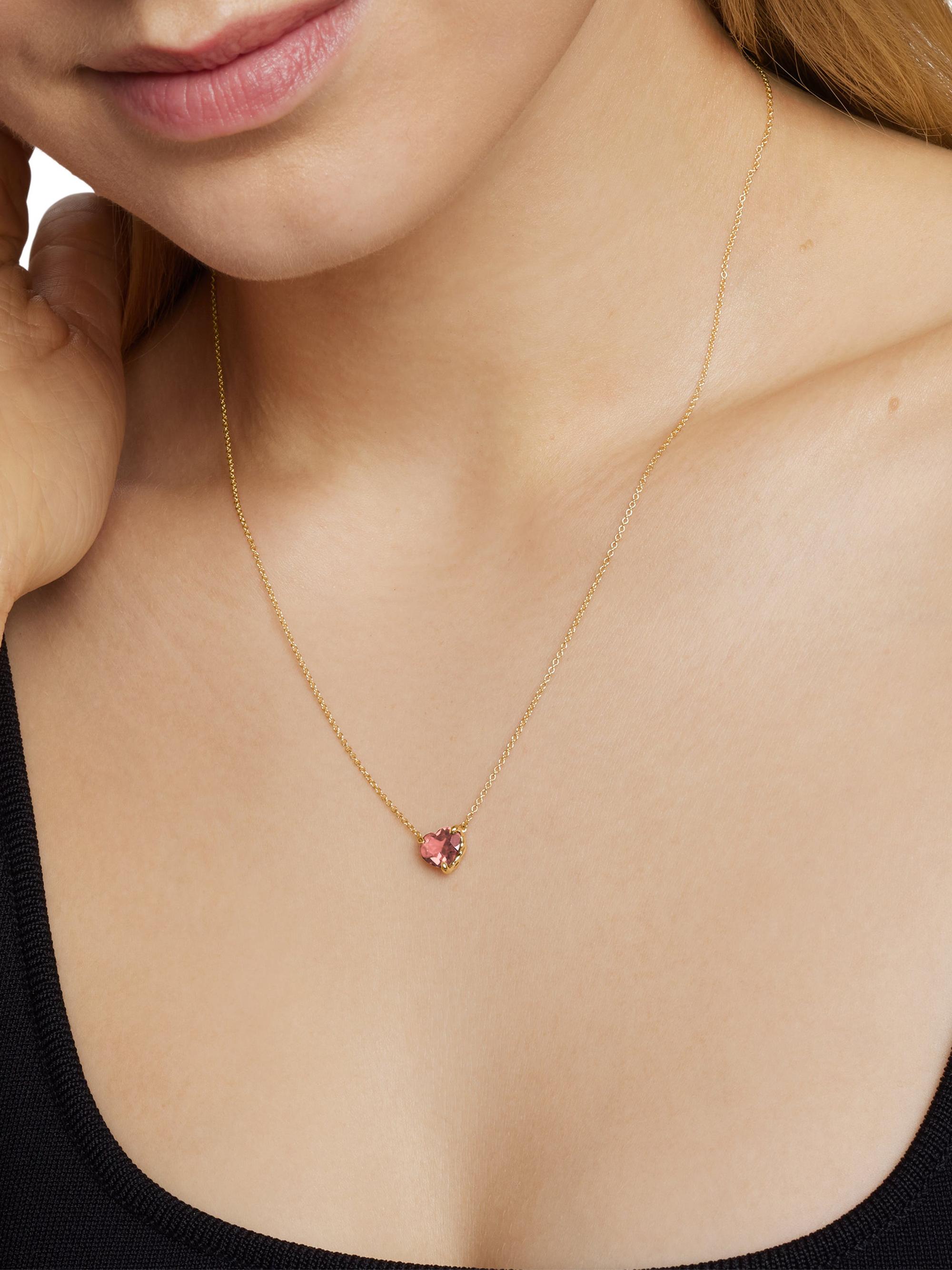 David Yurman Chatelaine Heart Pendant Necklace in 18K Rose Gold