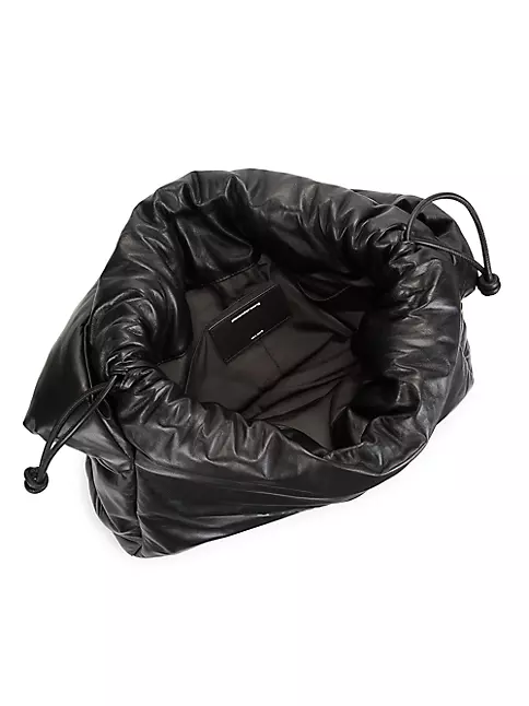 Alexander Wang Ryan Large Leather Puff Bag - Black