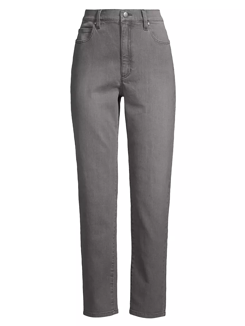Shop Eileen Fisher High-Waisted Slim-Fit Jeans