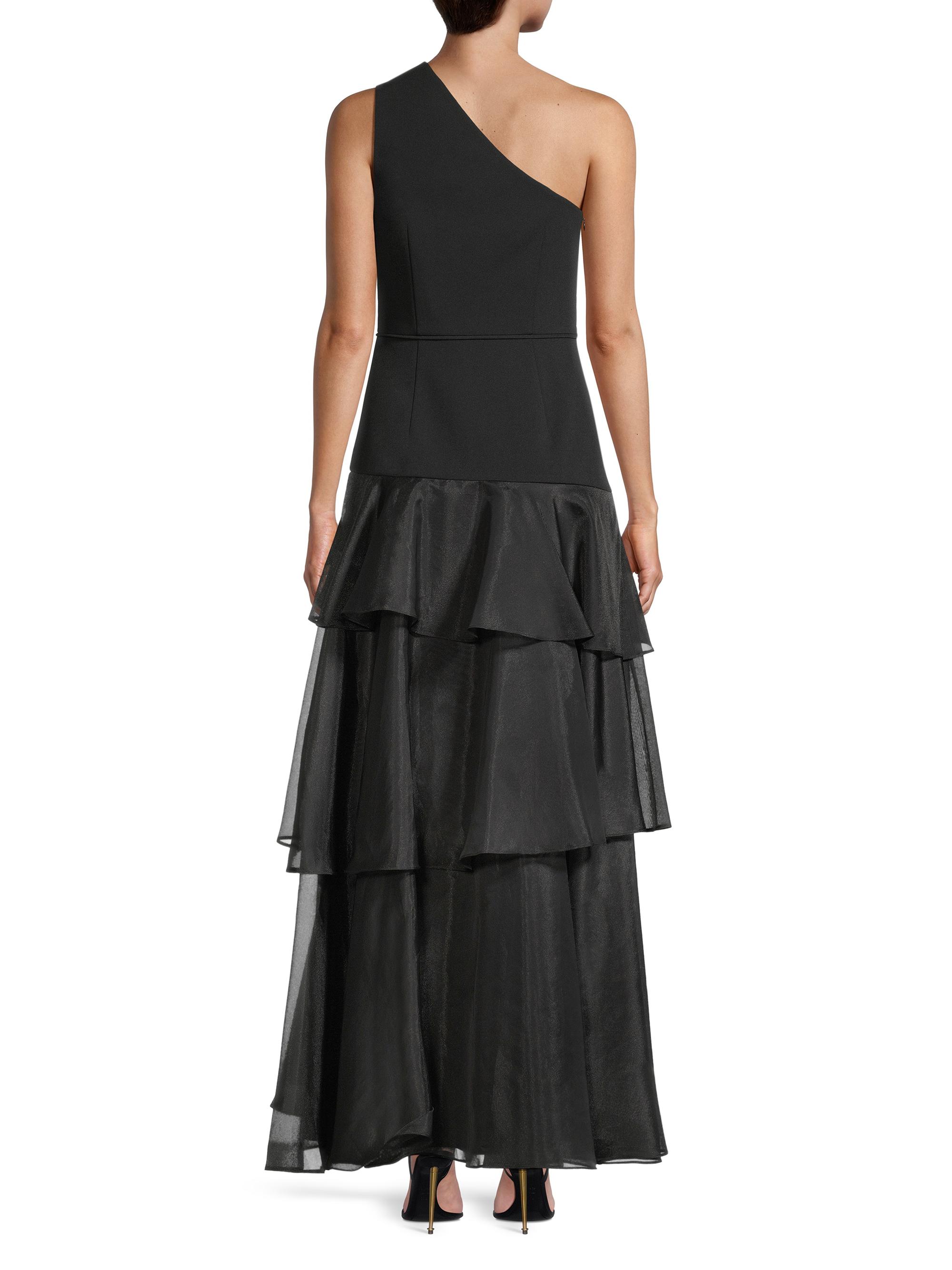 Aidan Mattox One-Shoulder Tiered Gown | Saks Fifth Avenue