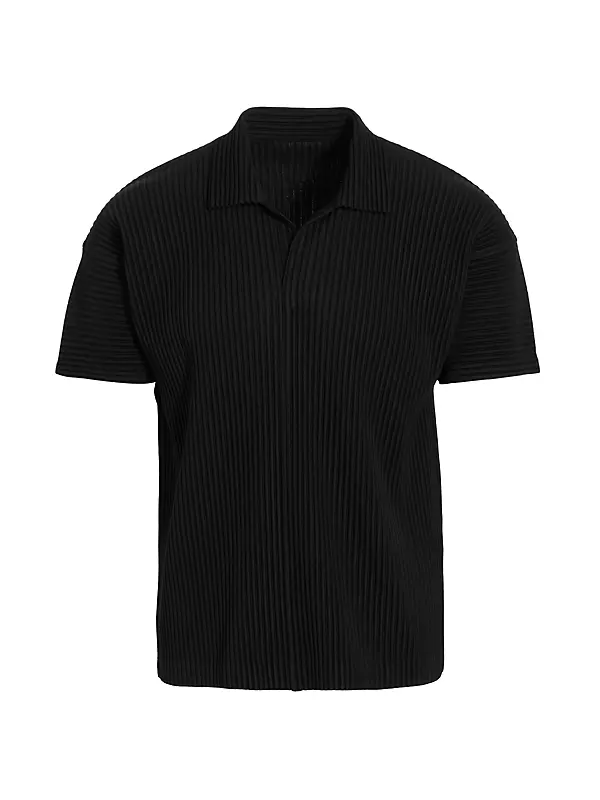 Shop Homme Plissé Issey Miyake Basics​ Polo Shirt | Saks Fifth Avenue