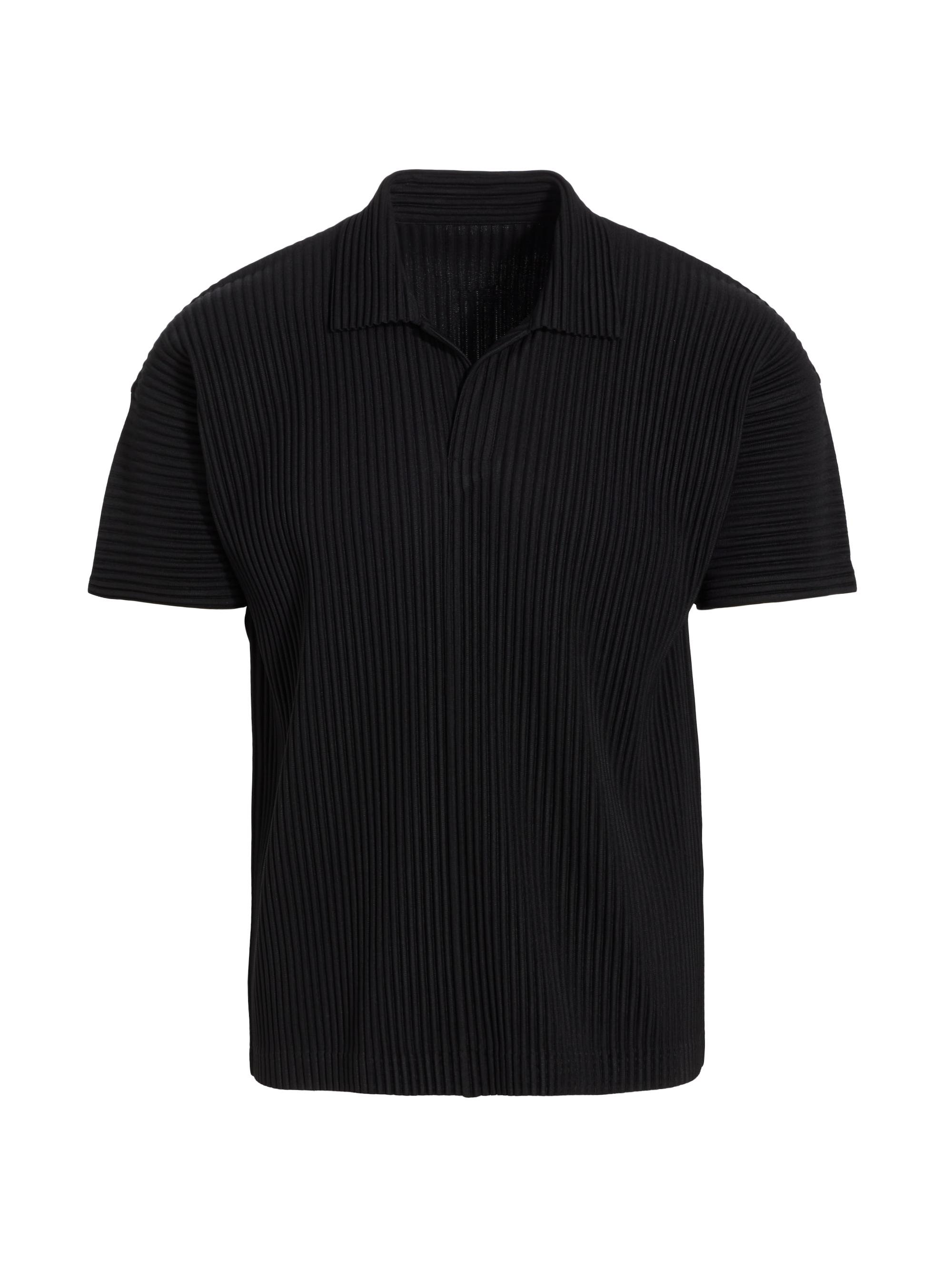 Homme Plissé Issey Miyake Men's Basics Polo Shirt - Black