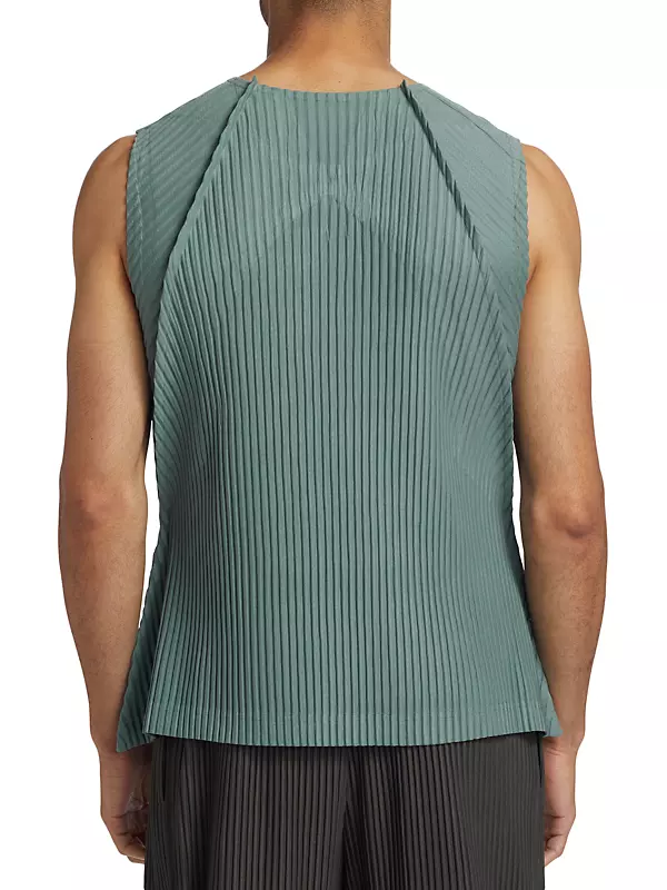 Shop Homme Plissé Issey Miyake August Pleated Tank