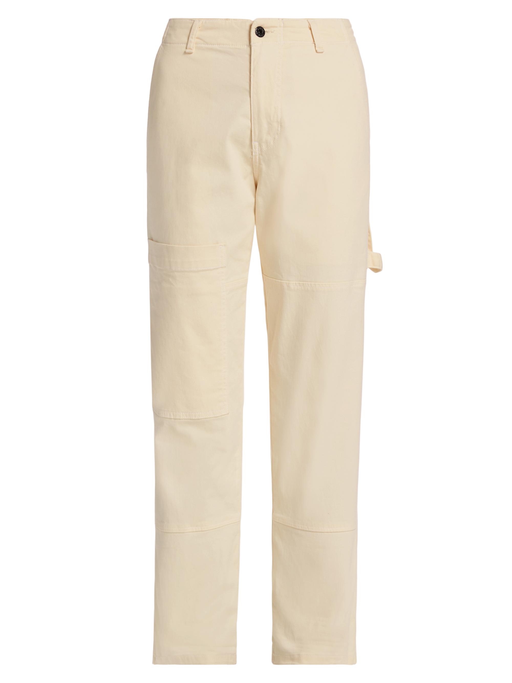 Askk NY Women's Straight-Leg Carpenter Pants - Cream