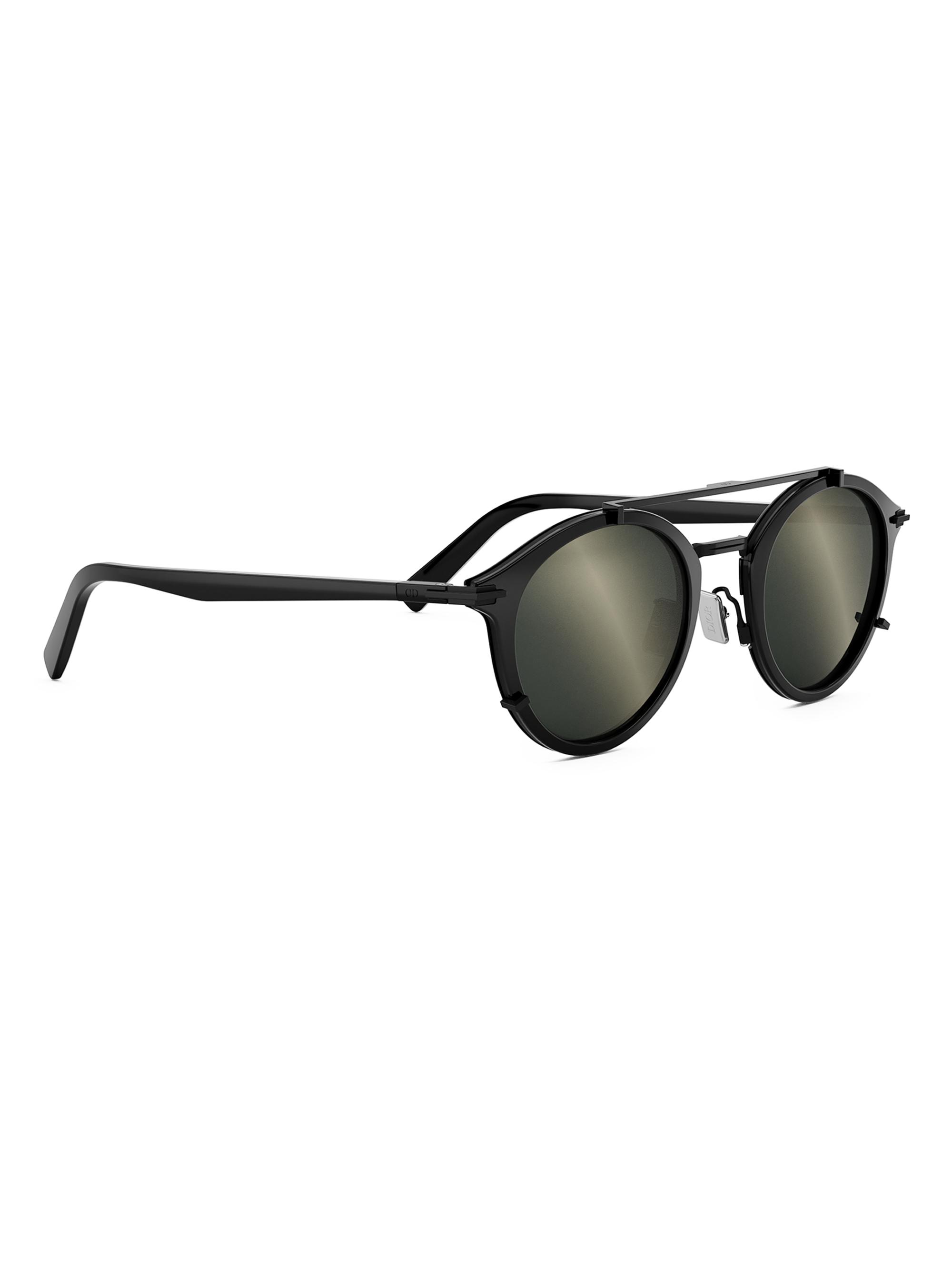 DIOR DiorBlackSuit R7U 50MM Round Sunglasses Saks Fifth Avenue