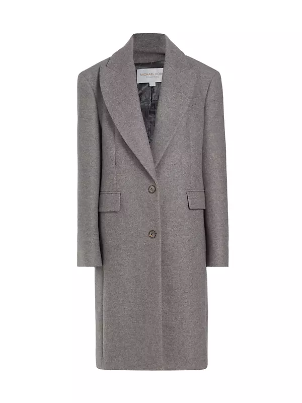 Shop Michael Kors Collection Chesterfield Single-Breasted Wool Coat | Saks Fifth Avenue Shop Michael Kors Collection Chesterfield Single-Breasted Wool Coat | Saks Fifth Avenue