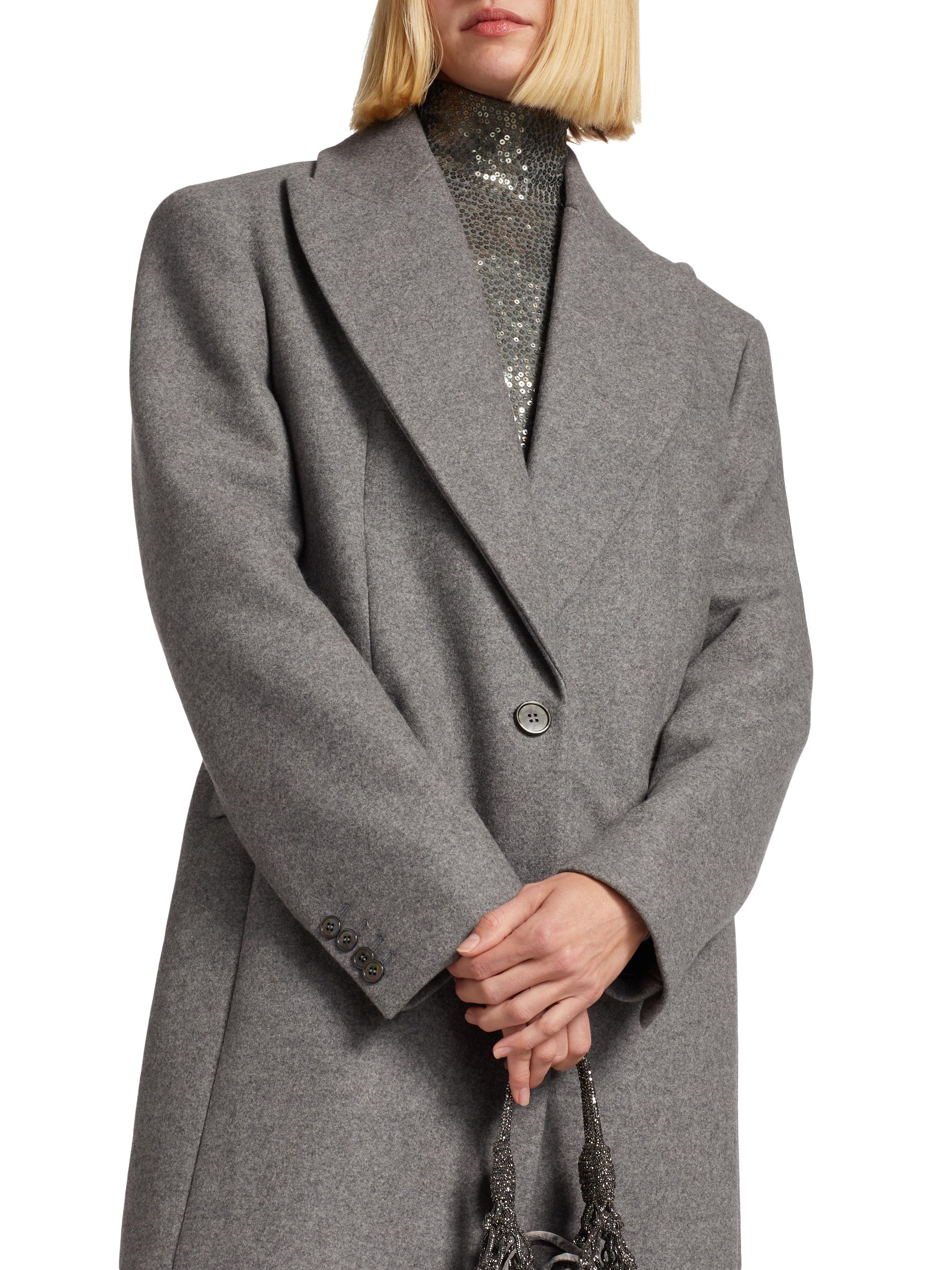 Michael Kors Collection Chesterfield Single-Breasted Wool