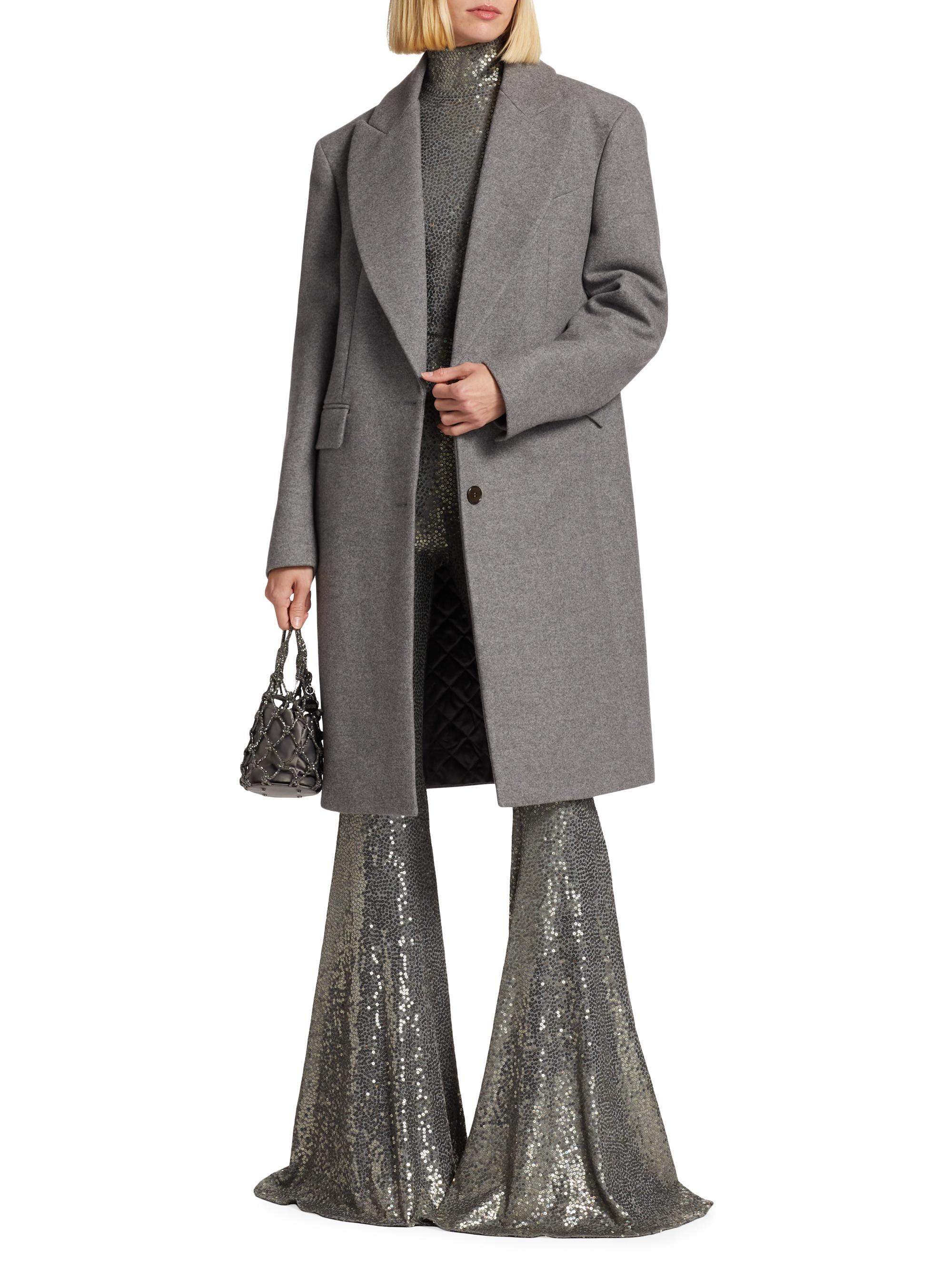 Michael Kors Collection Chesterfield Single-Breasted Wool