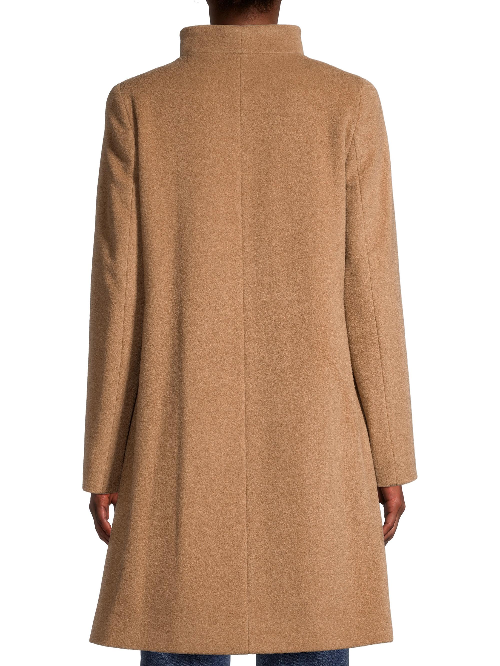 MARC POINT ❣️イタリア製❣️レザースリーブウールコートサイズ46❣️ Cinzia Rocca Envelope Three-Quarter Coat | Saks Fifth Avenue