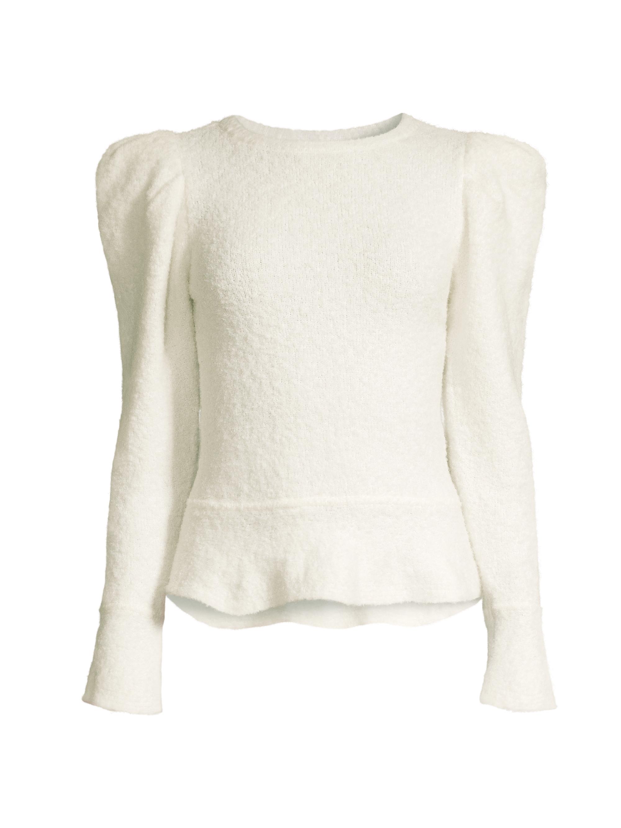 Donna Karan New York Women's City Mist Puff-Sleeve Sweater -