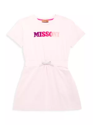 Missoni Kids logo-print cotton sweatshirt - White