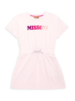 Missoni Kids logo-print cotton sweatshirt - White