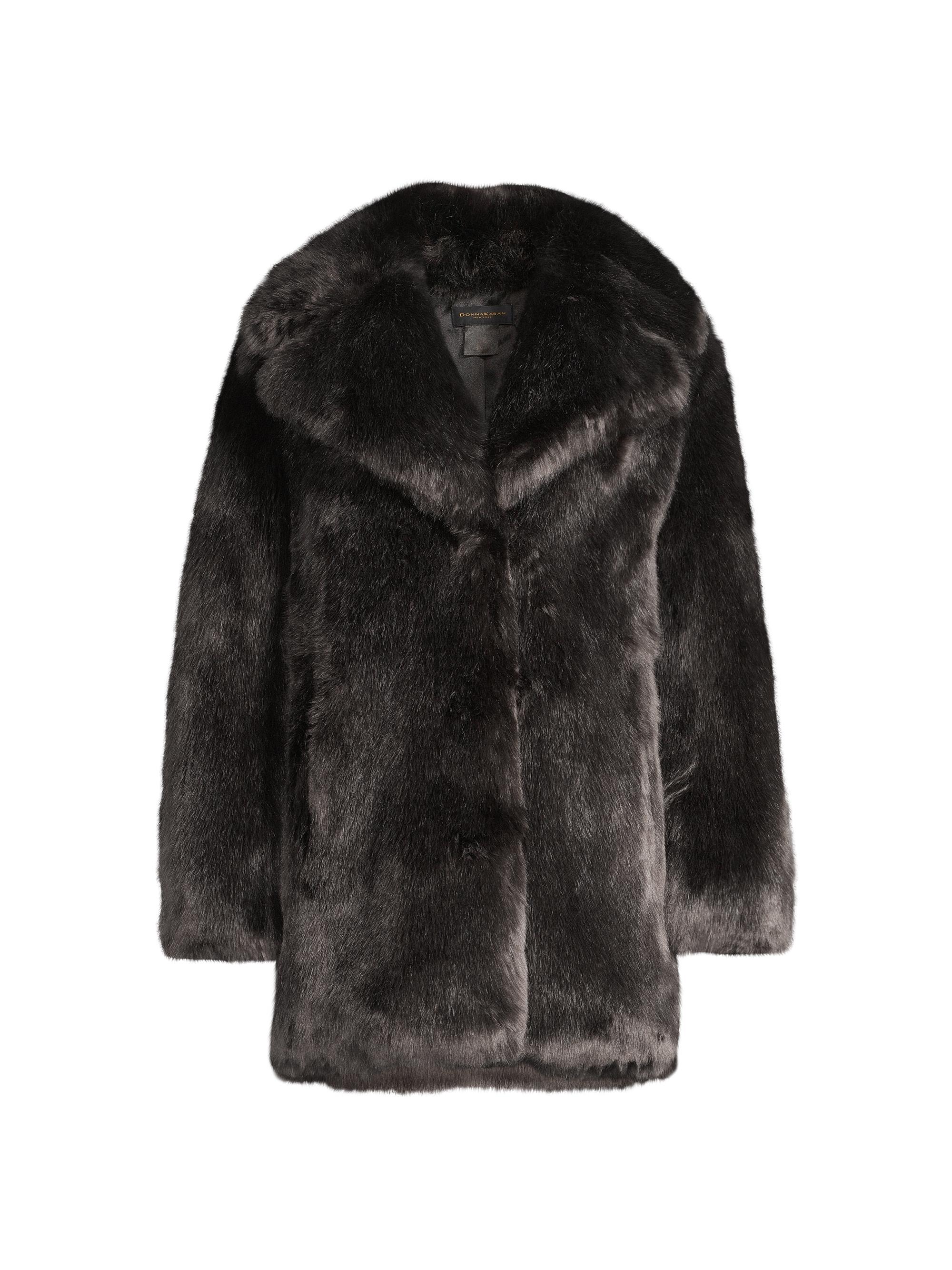 Donna Karan New York Vintage Glam Faux-Fur Coat | Saks Fifth