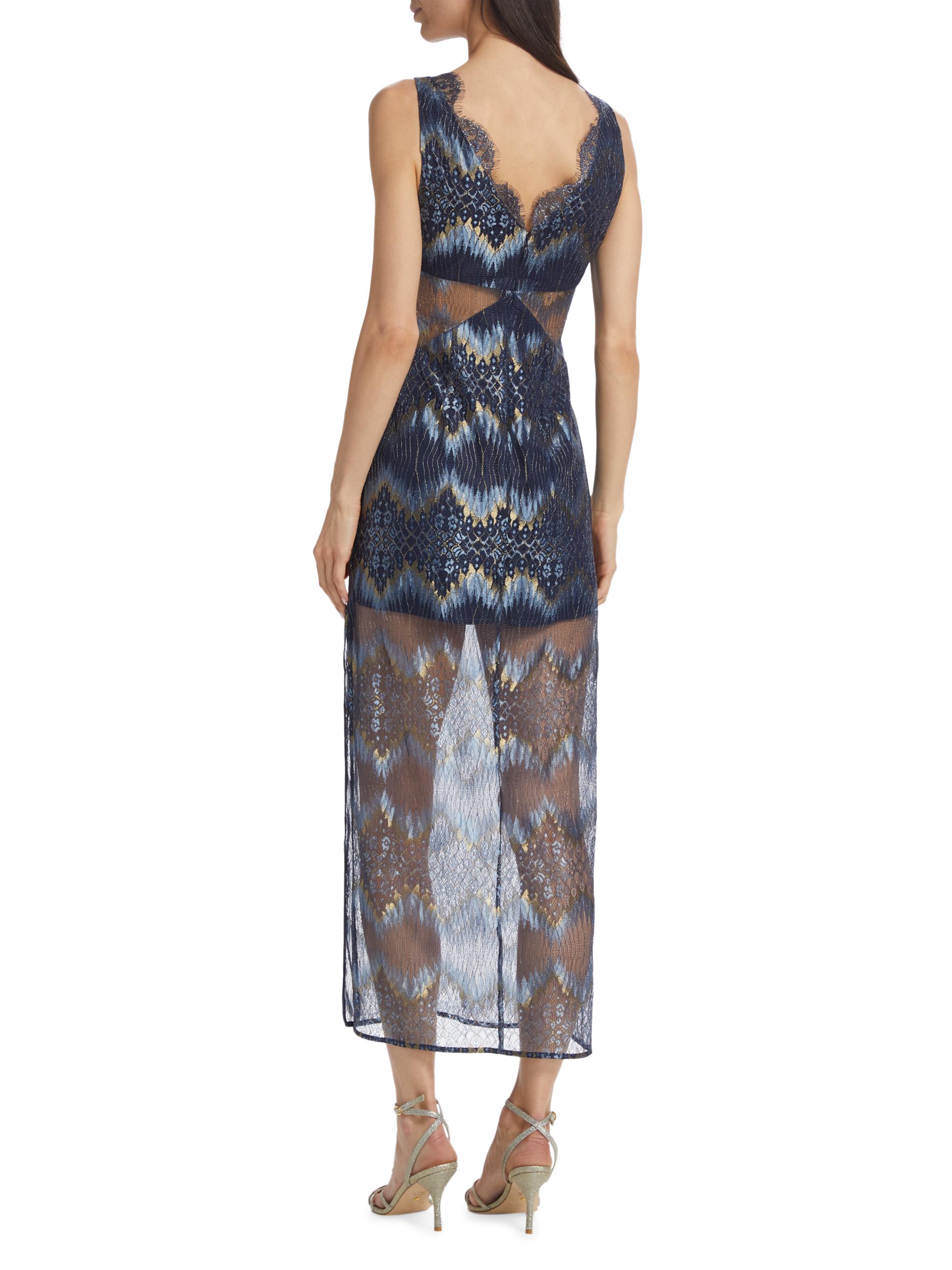Ramy Brook Lillian Lace-Trimmed Midi-Dress | Saks Fifth Avenue