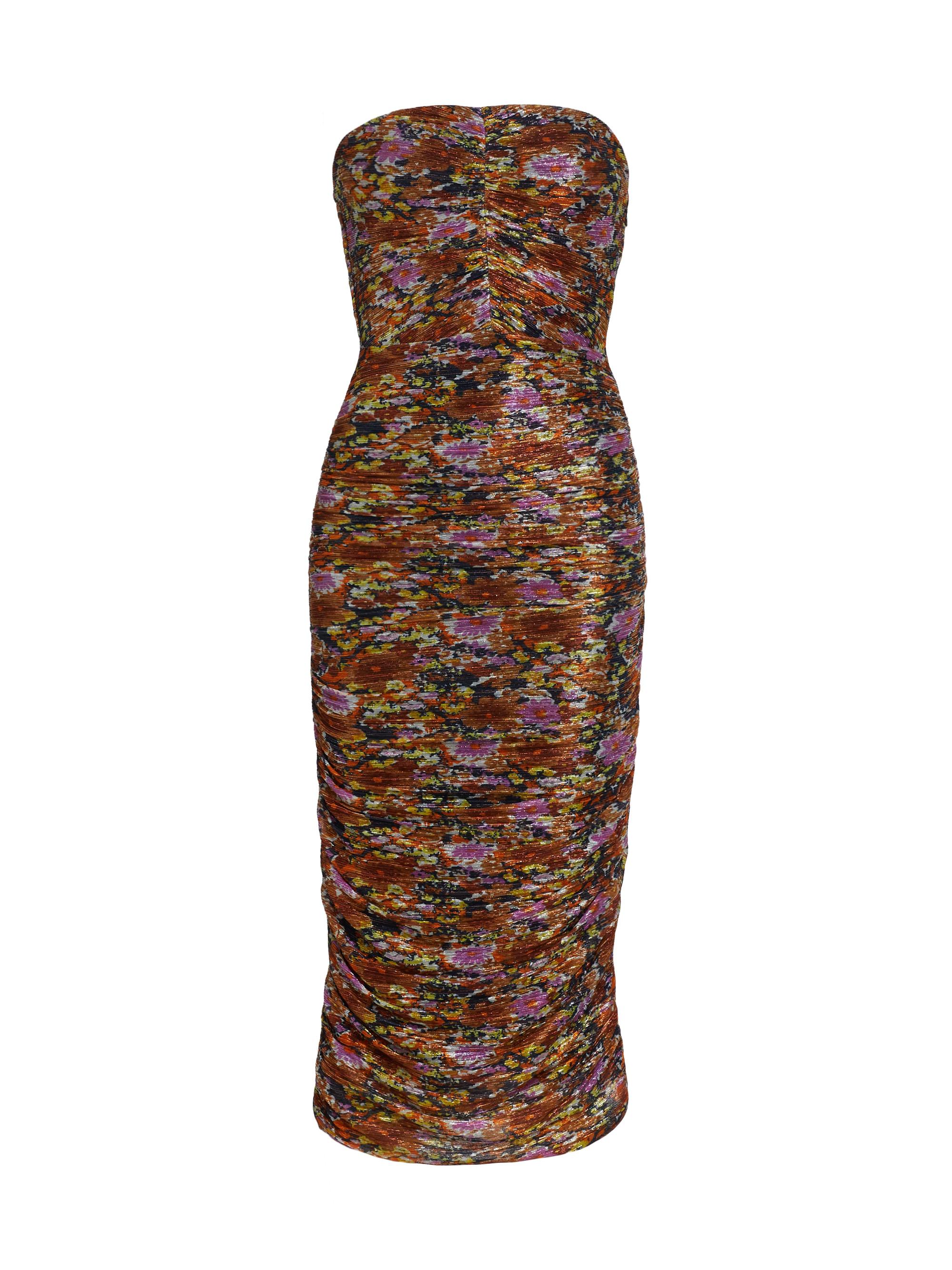 Ramy Brook Women's Claire Ruched Floral Midi-Dress - Multi Flower