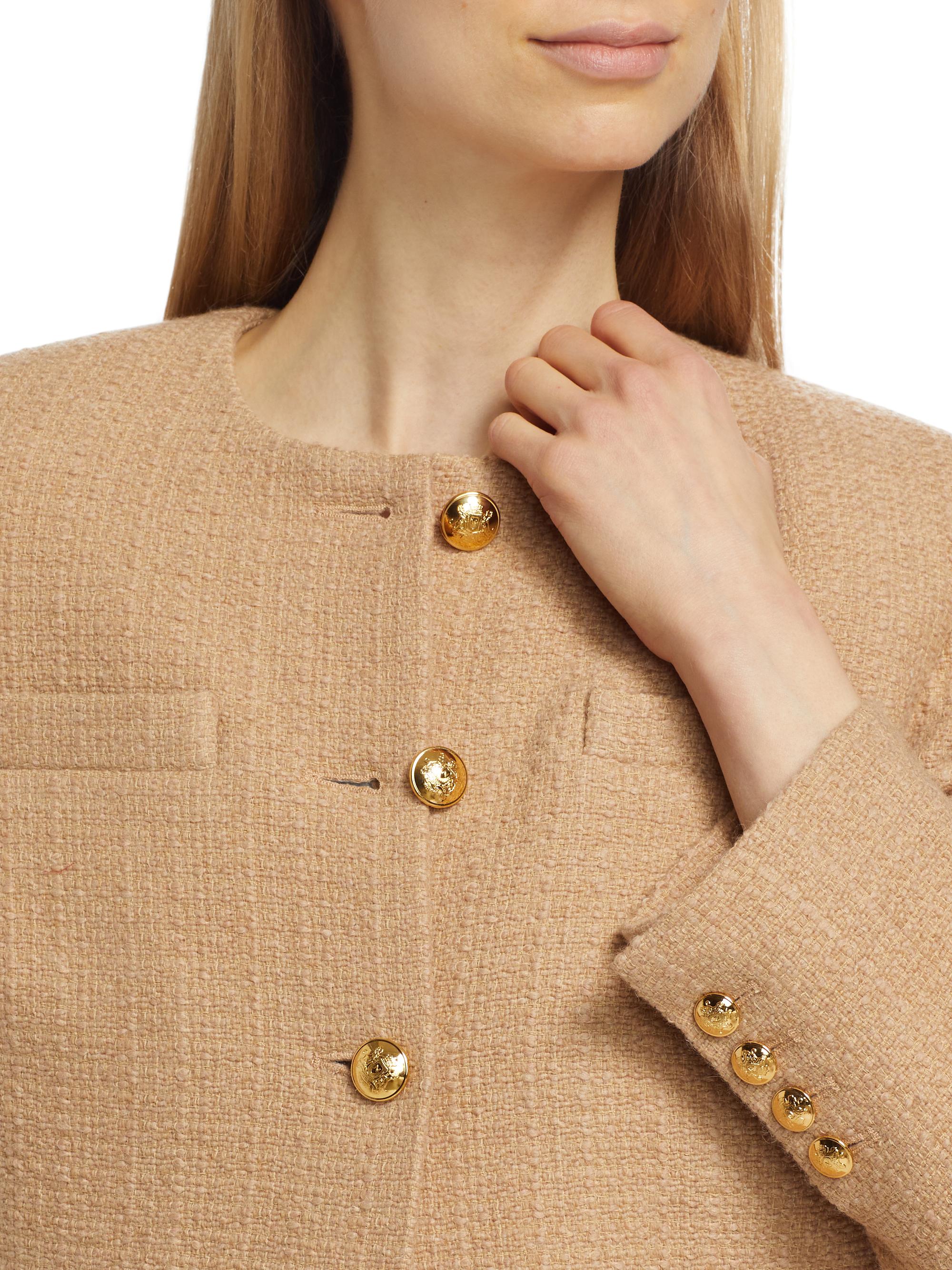 Nili Lotan Paige Cropped Bouclé Jacket | Saks Fifth Avenue