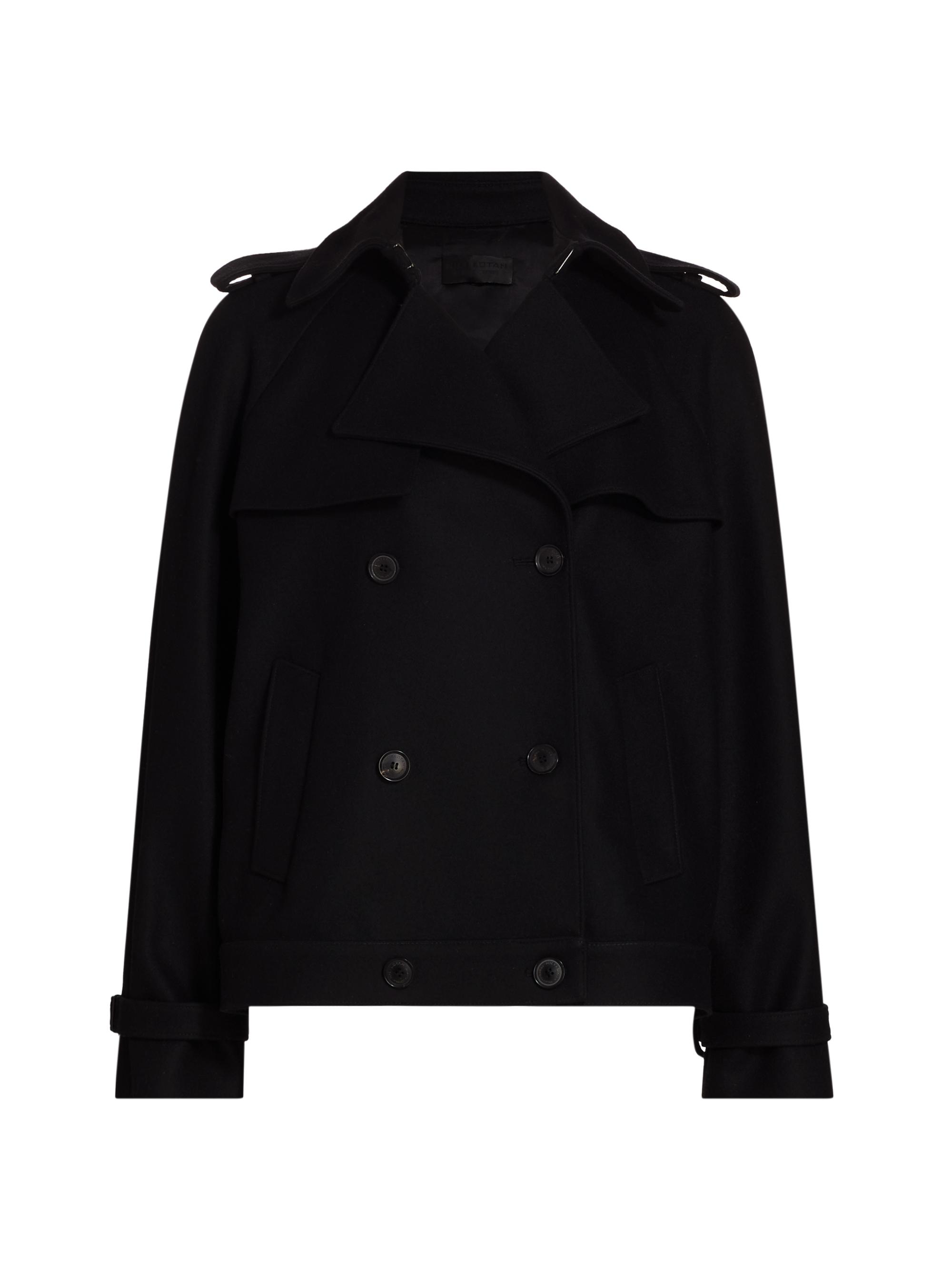 Nili Lotan Amaury Double-Breasted Short Coat | Saks Fifth Avenue