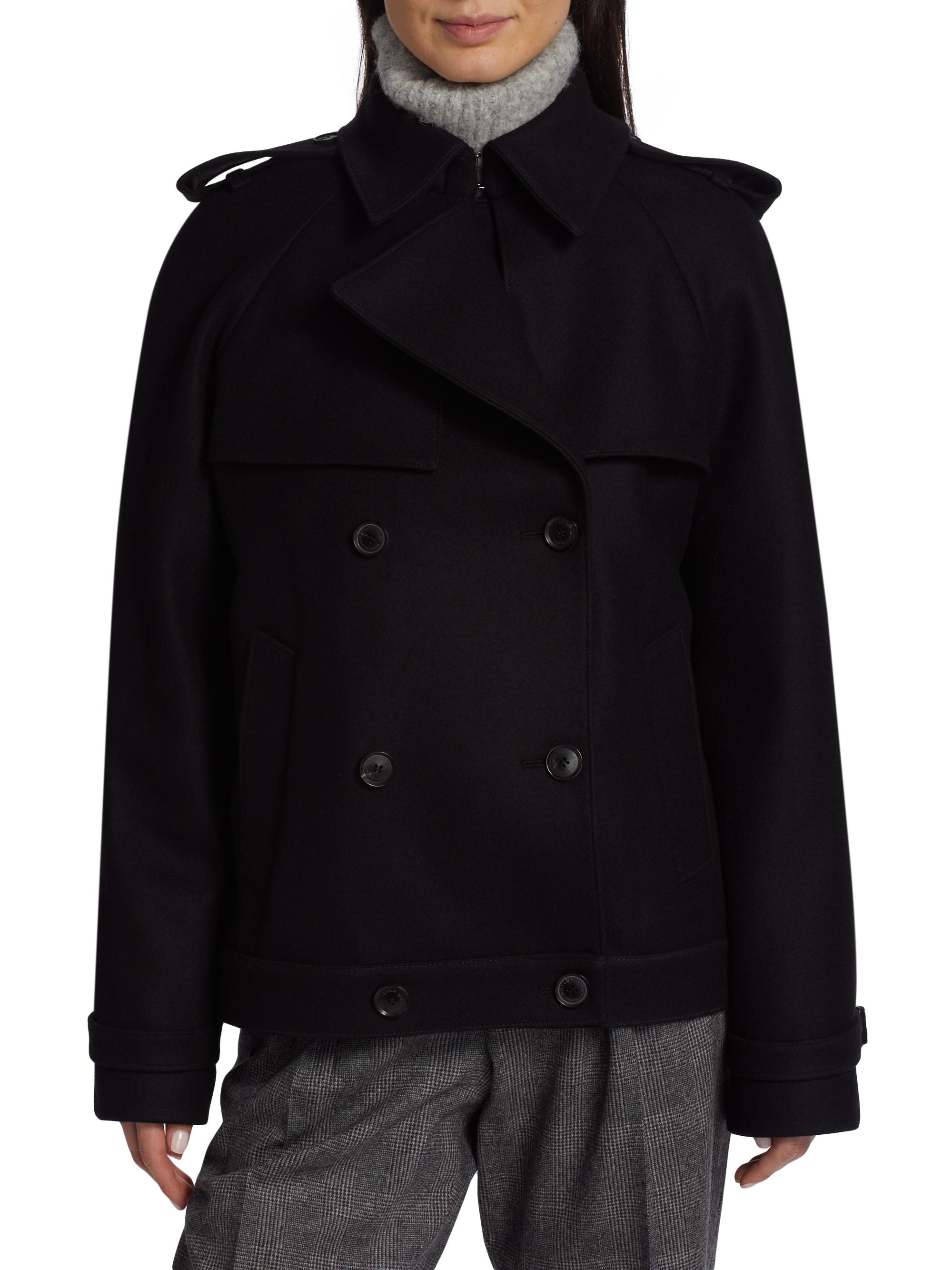 Nili Lotan Amaury Double-Breasted Short Coat | Saks Fifth Avenue