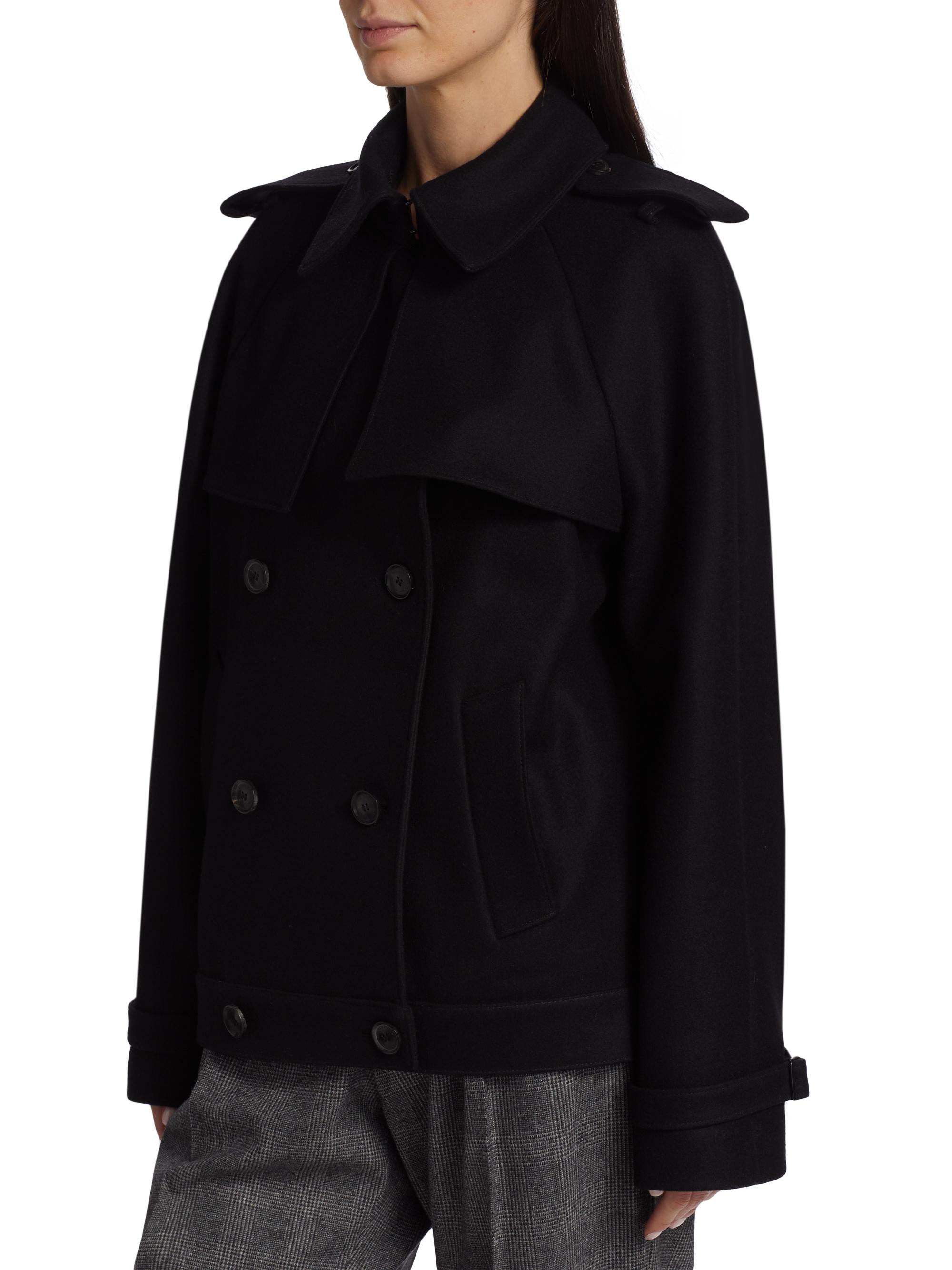 Nili Lotan Amaury Double-Breasted Short Coat | Saks Fifth Avenue