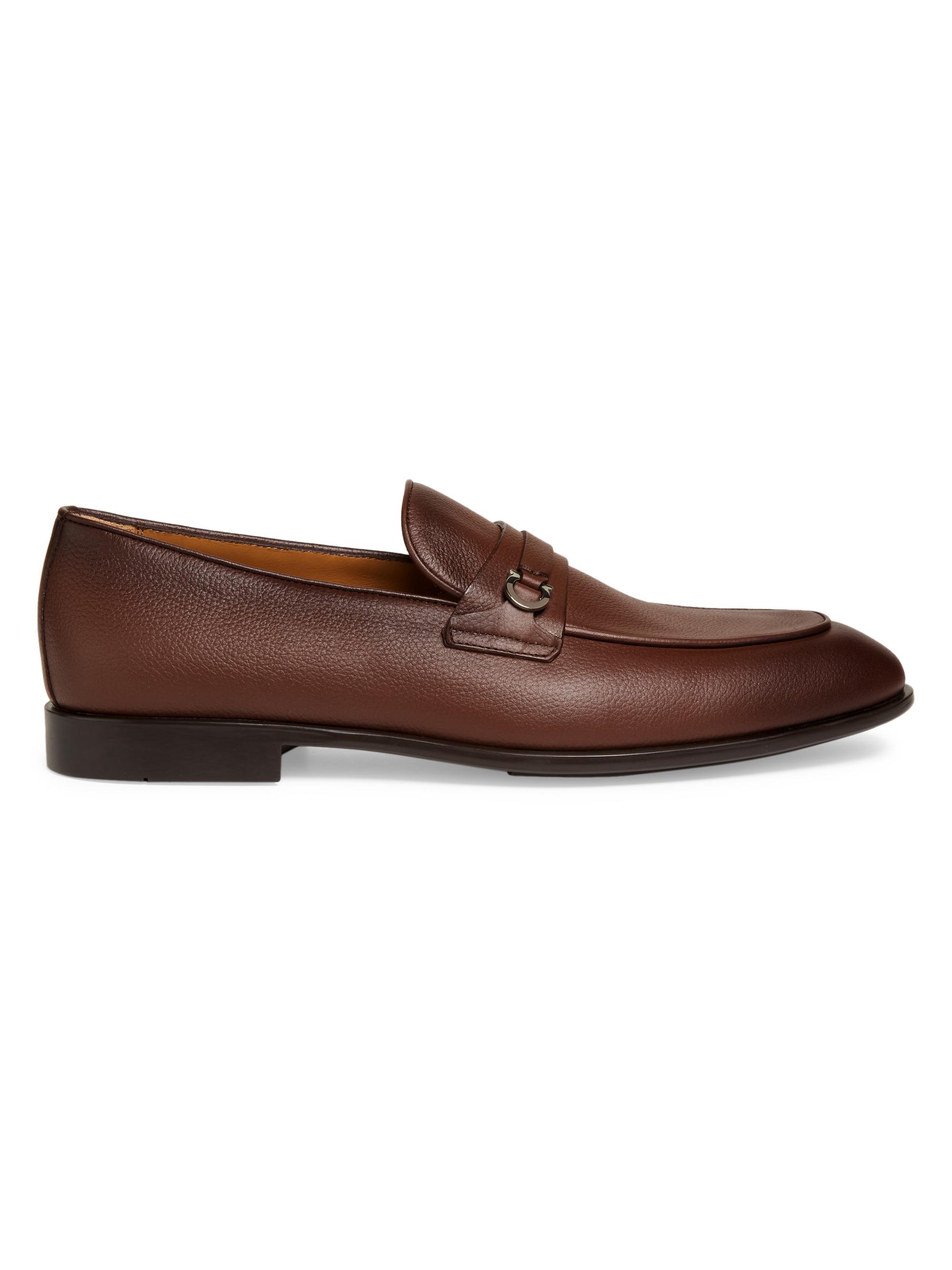 ZEGNA Siena Flex Leather Penny Loafers | Saks Fifth Avenue