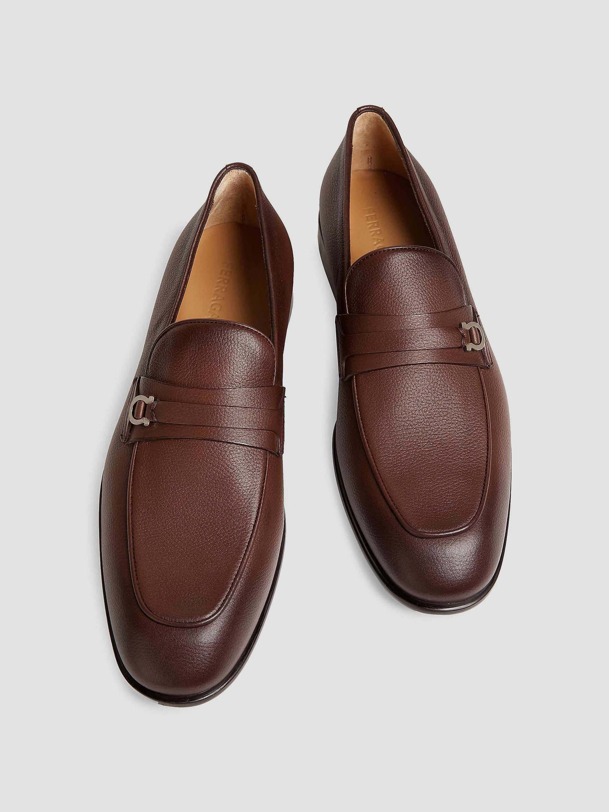 Ferragamo Men\'s Desio Gancio Ornament Penny Loafers Ferragamo Men main image 4
