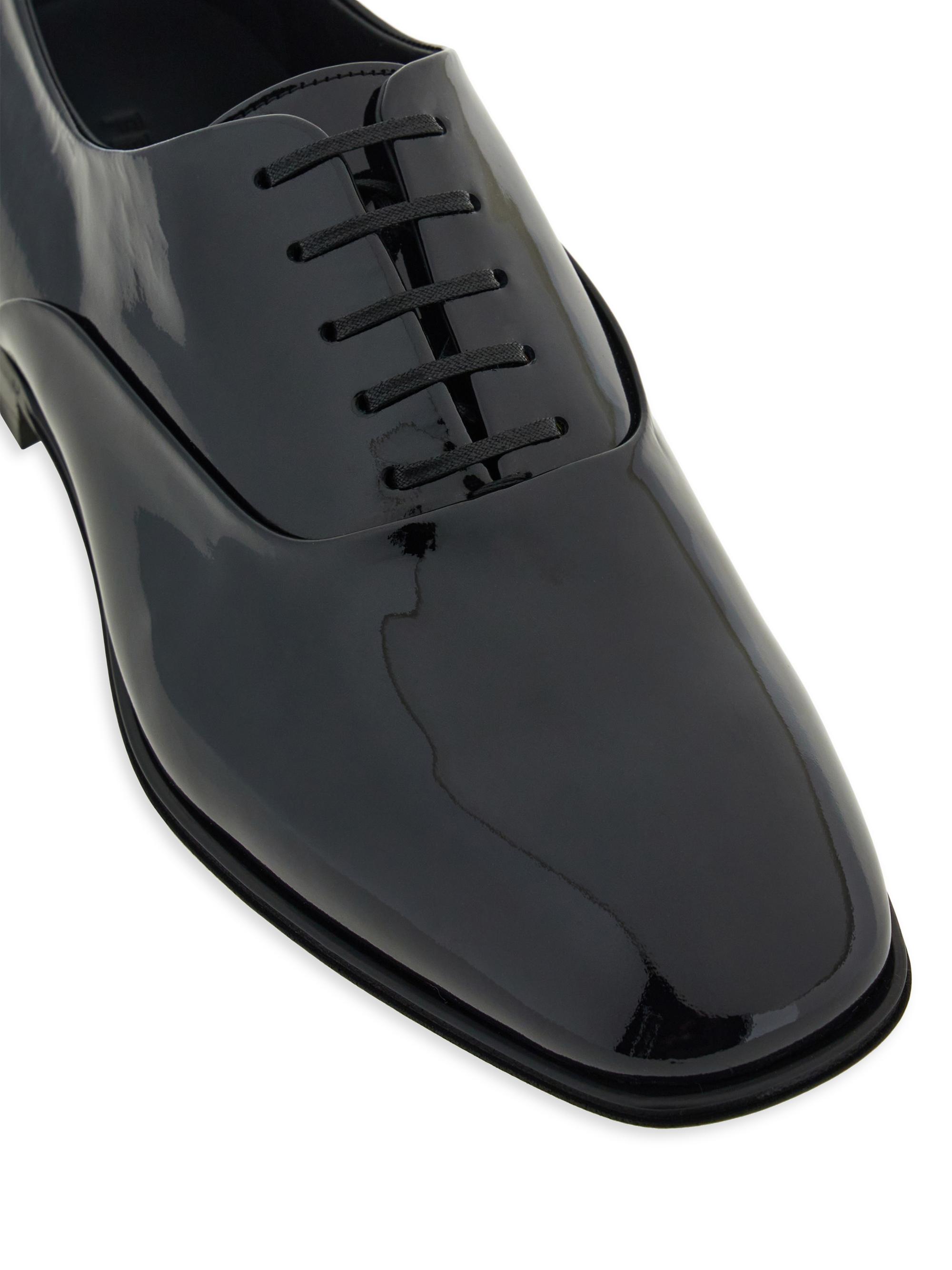 FERRAGAMO Denzel Patent Leather Dress Shoes | Saks Fifth Avenue display picture 3