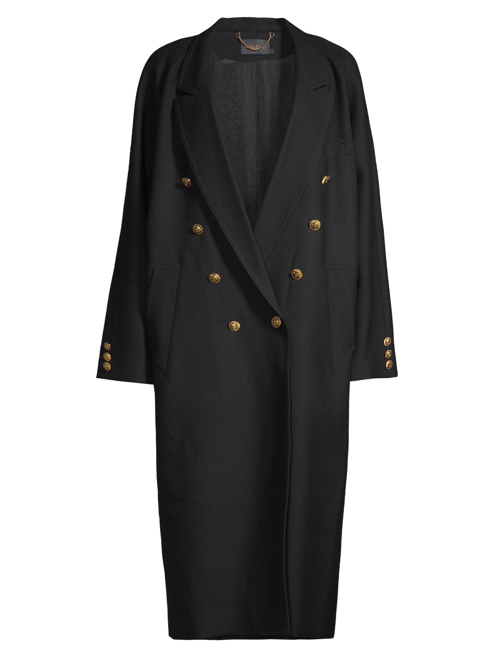 Ginger & Smart Women's Virtuoso Oversized Wool Coat - Navy