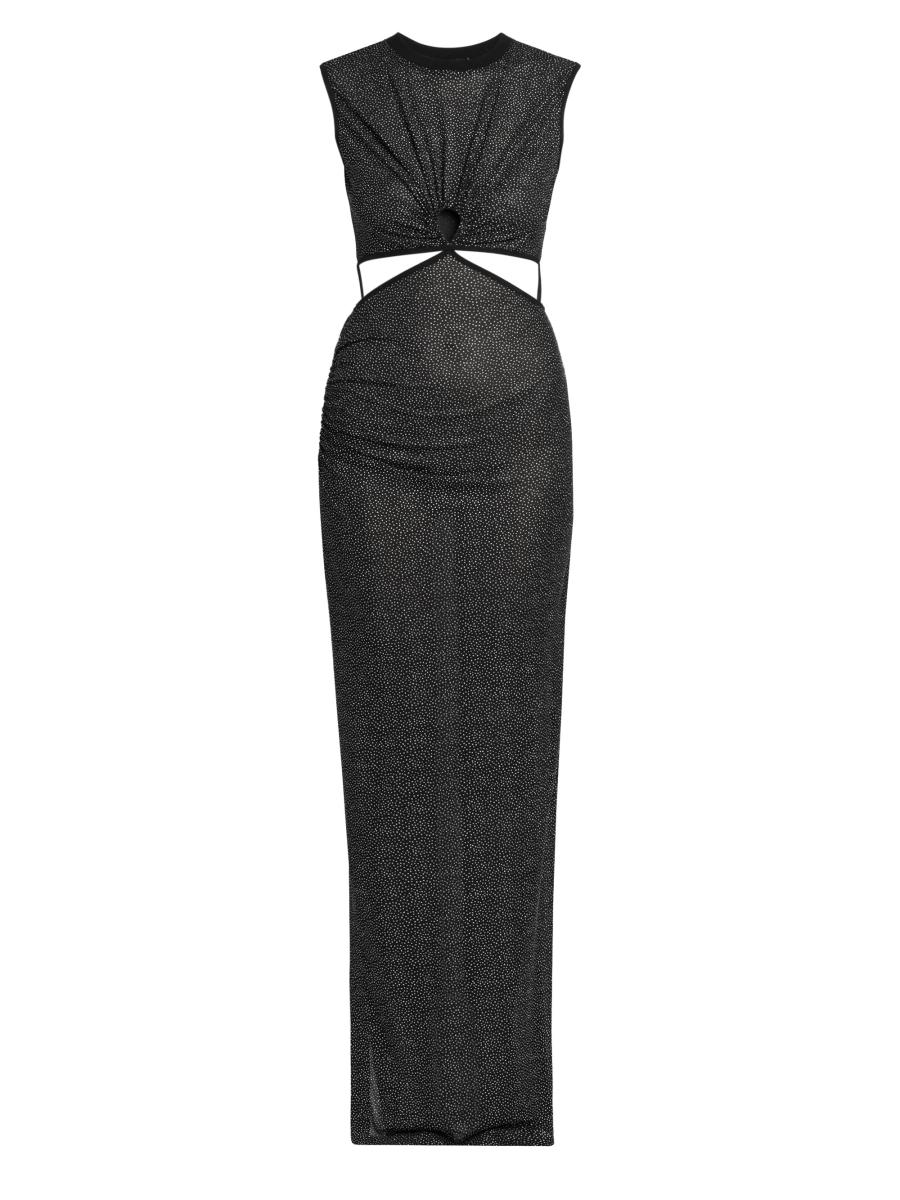 ワンピース NENSI DOJAKA Deep neckline minidress Black NENSI DOJAKA | Black Women's Short Dress | YOOX