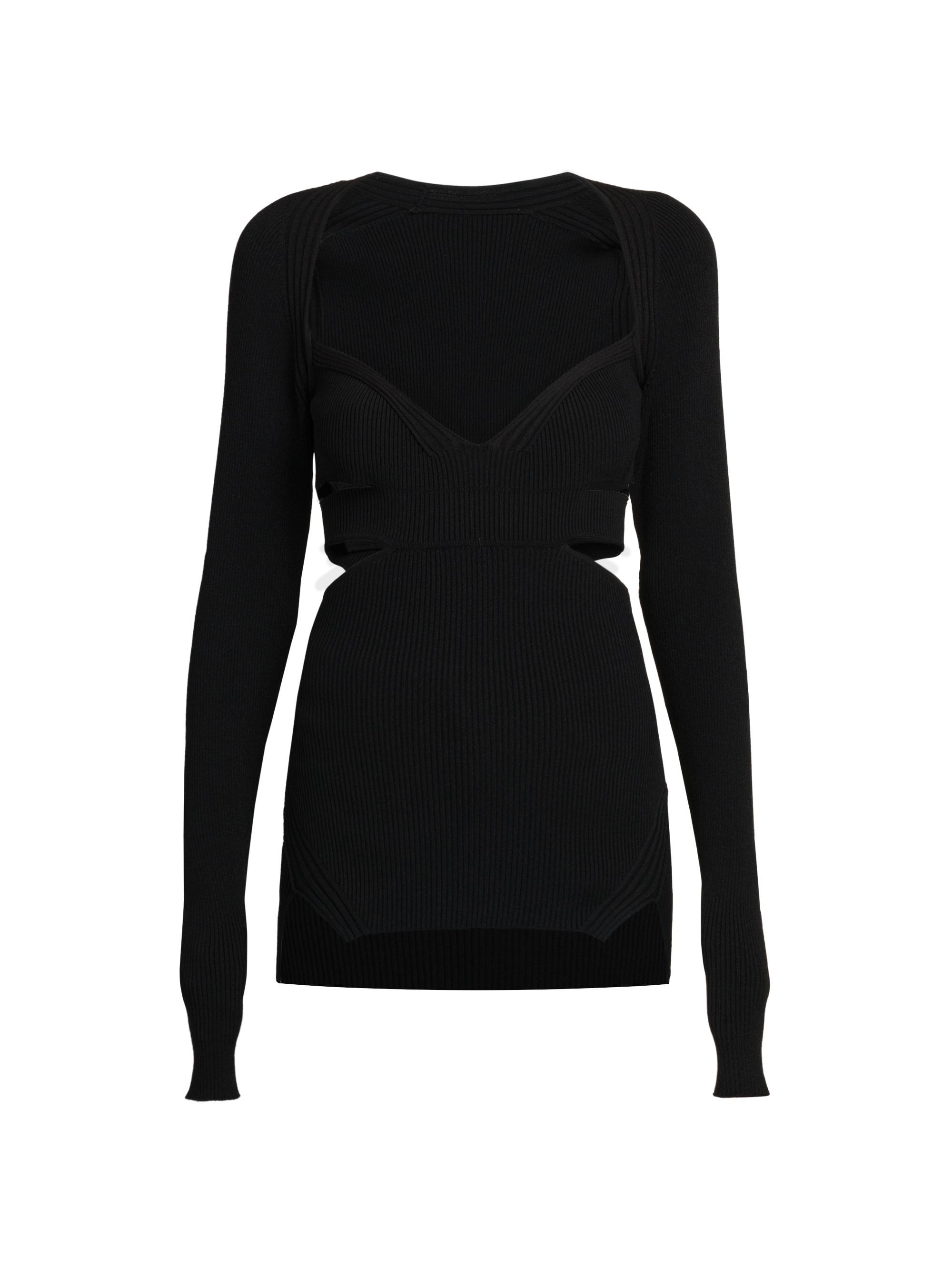 Marine Serre Regenerated Jersey Crescent Top | Saks Fifth Avenue