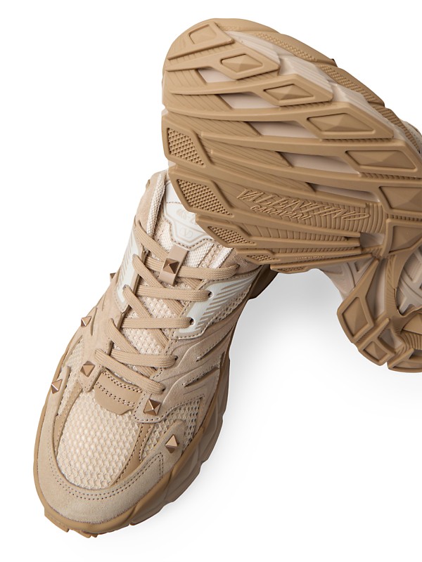 Shop Valentino Garavani MS-2960 Low-top Fabric and Split Shop Valentino Garavani MS-2960 Low-top Fabric and Split