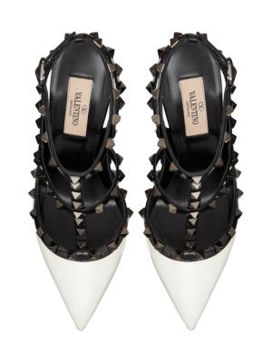 Valentino Garavani rockstud-detail pointed-toe pumps - Black