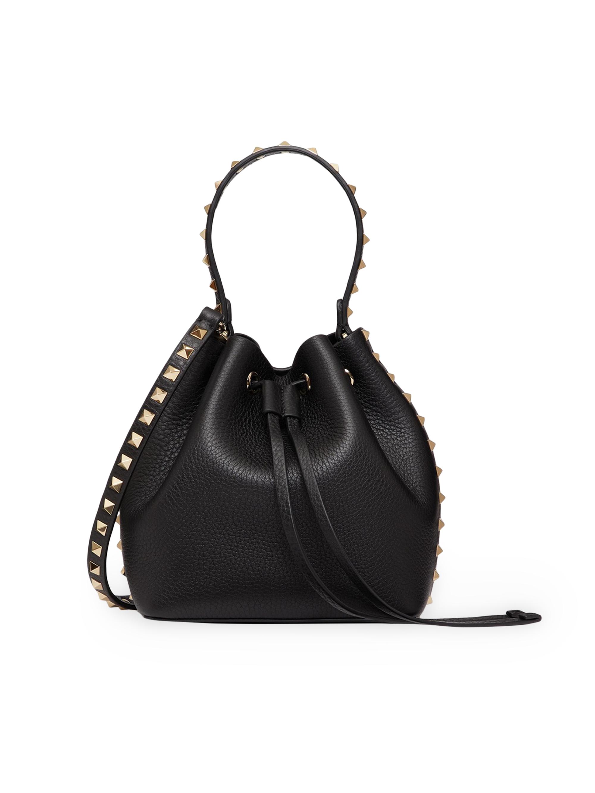 Valentino Garavani Rockstud Wispy Calfskin Bucket Bag | Saks