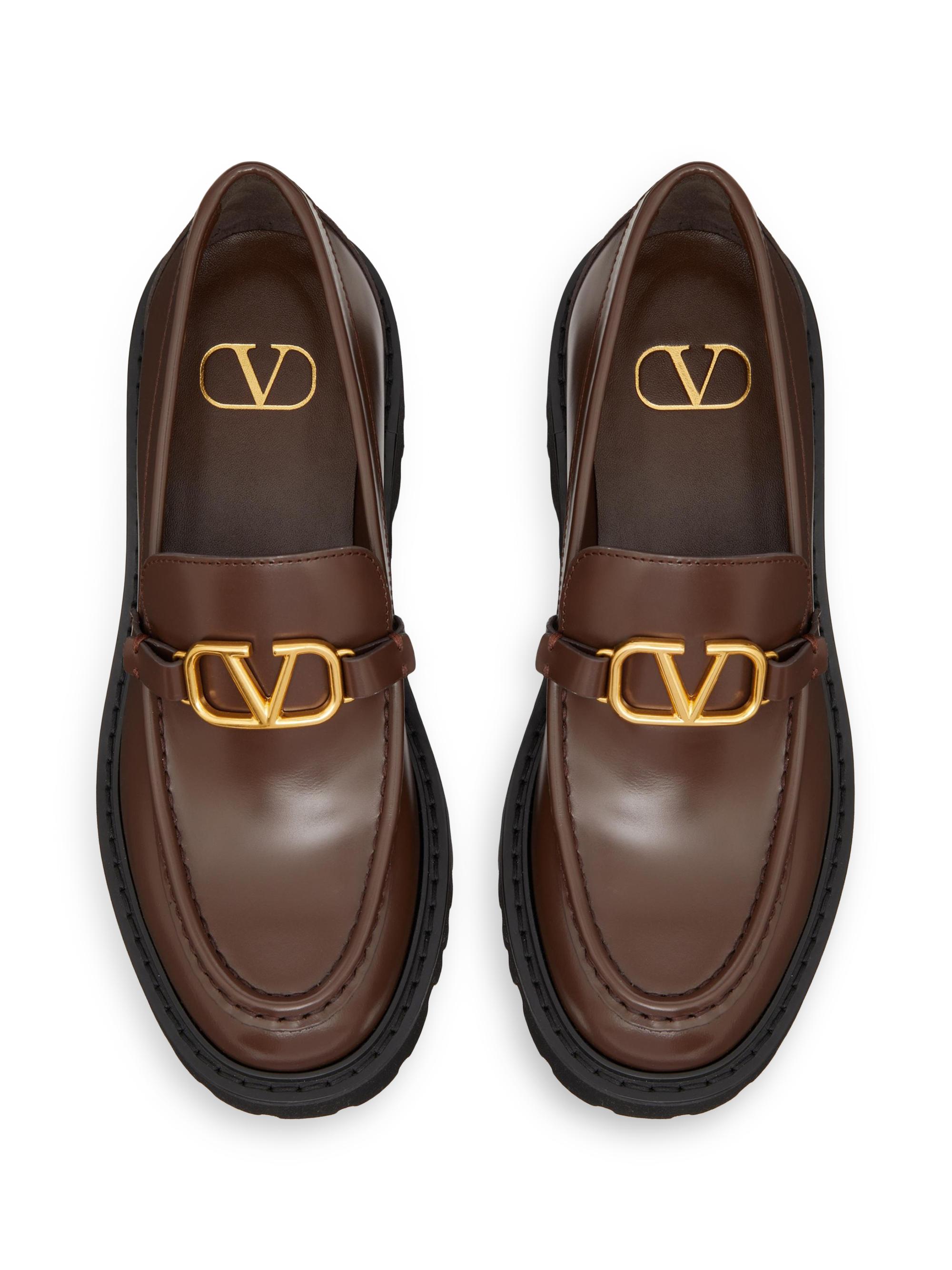 Valentino Garavani Vlogo Signature Calfskin Loafers | Saks  display picture 1