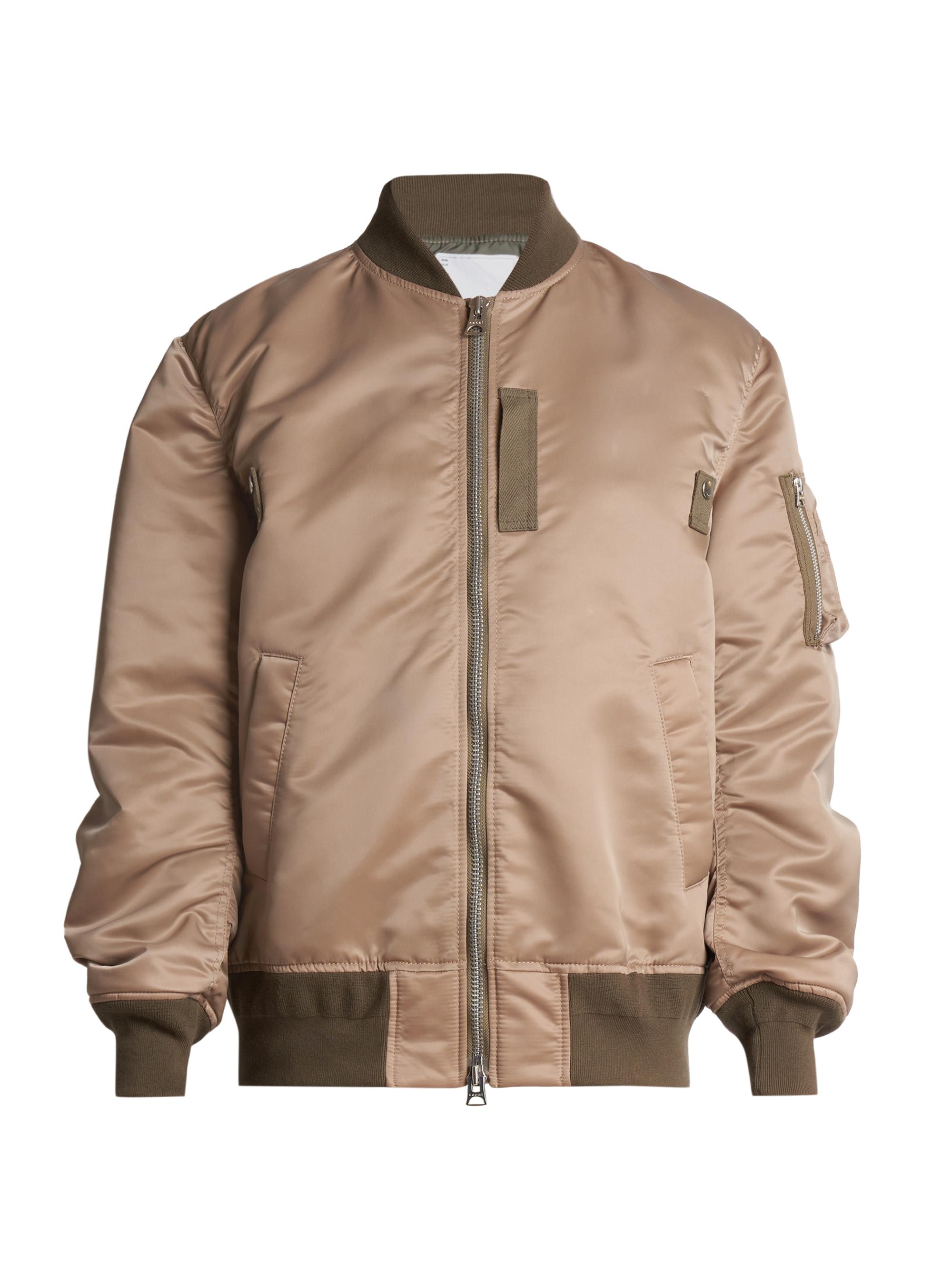 sacai 23ss Jacquard bomber ため jacket