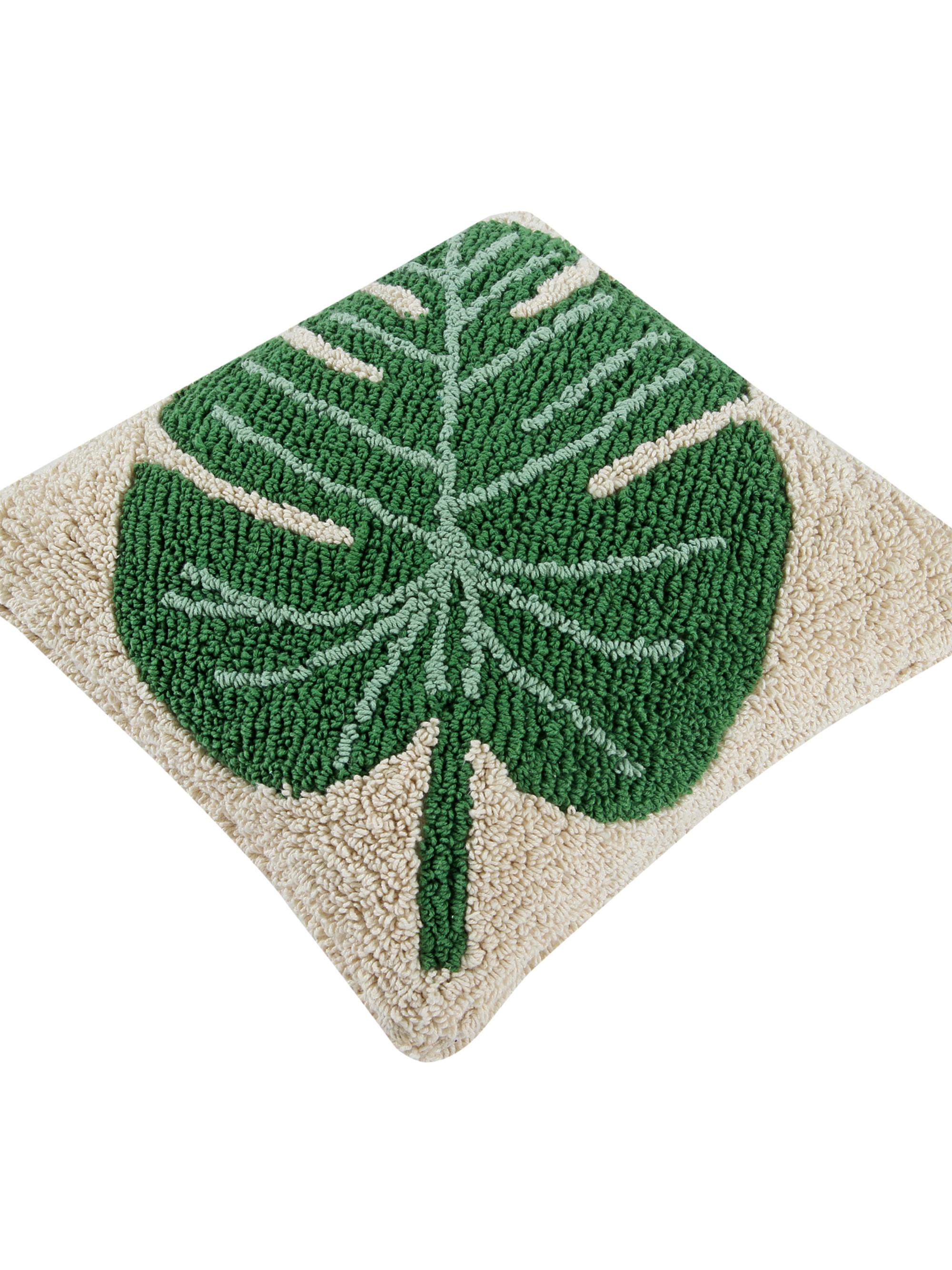 Lorena Canals Cushion Monstera - Monstera Green