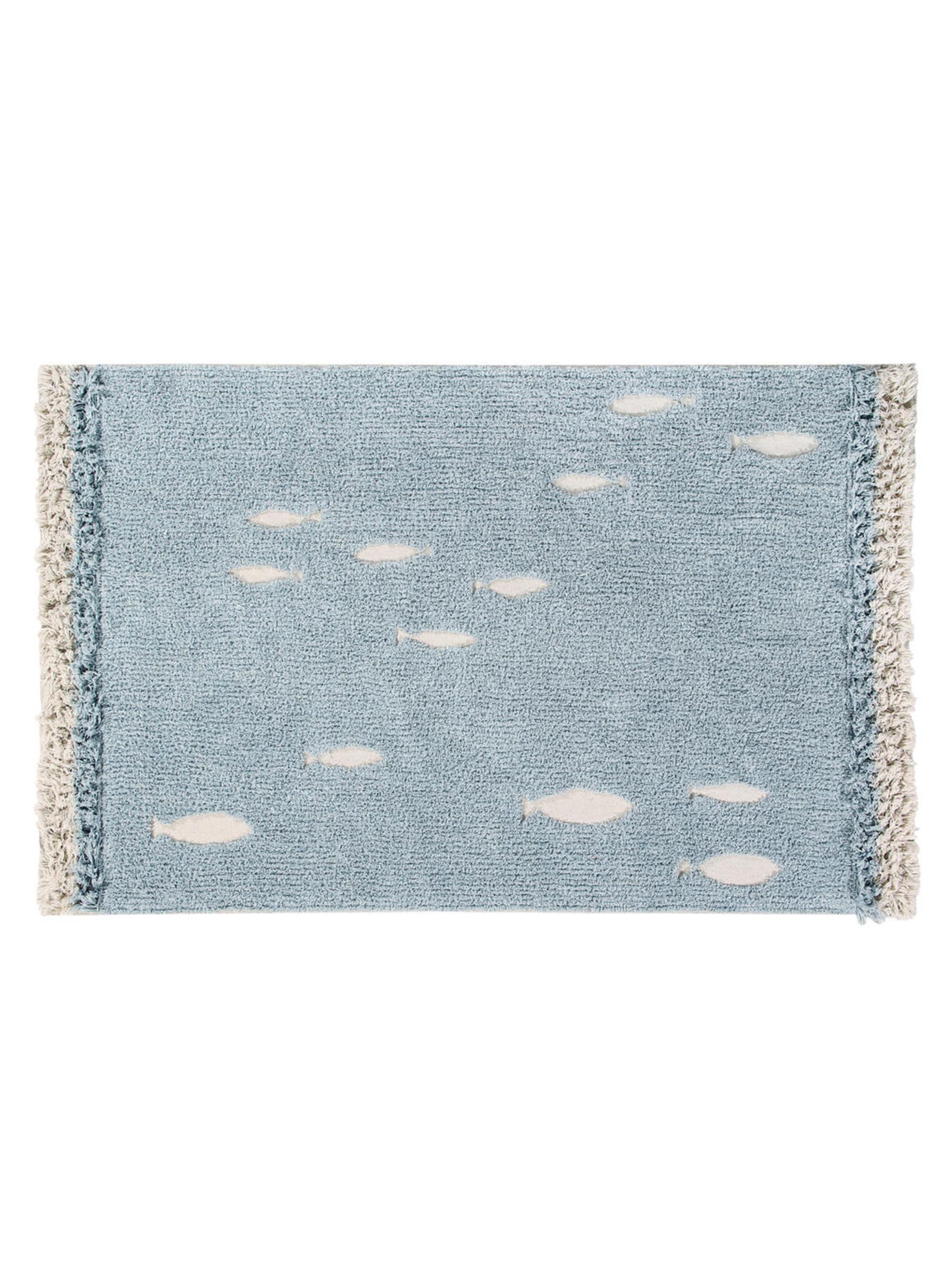 Lorena Canals Washable Rug Ocean Shore - Aqua Blue