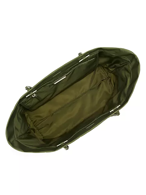 Tory Burch Ella Nylon Tote Bag In Olive Green