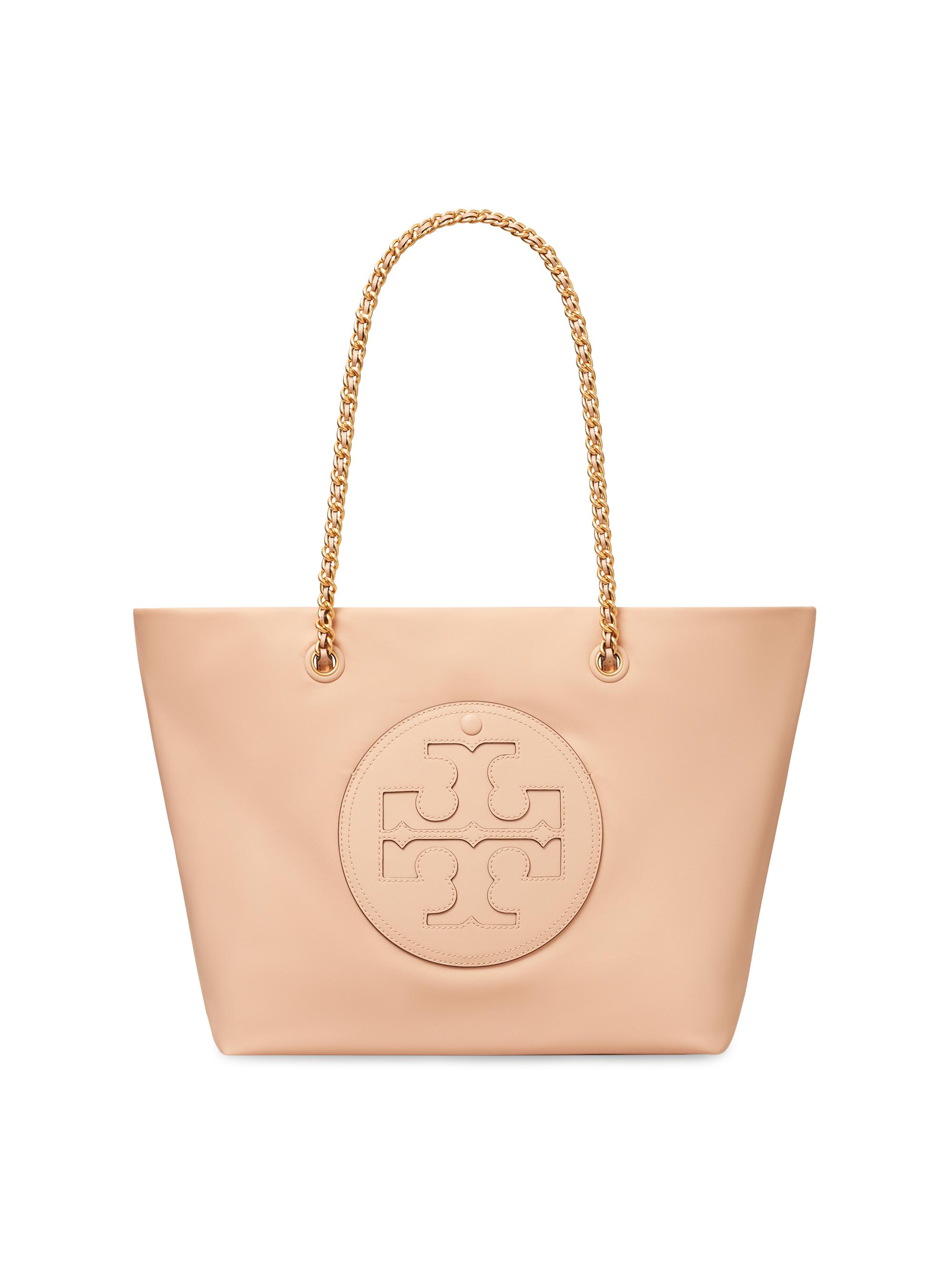 Tory Burch Women's Ella Leather Chain Tote Bag - Bay Gray
