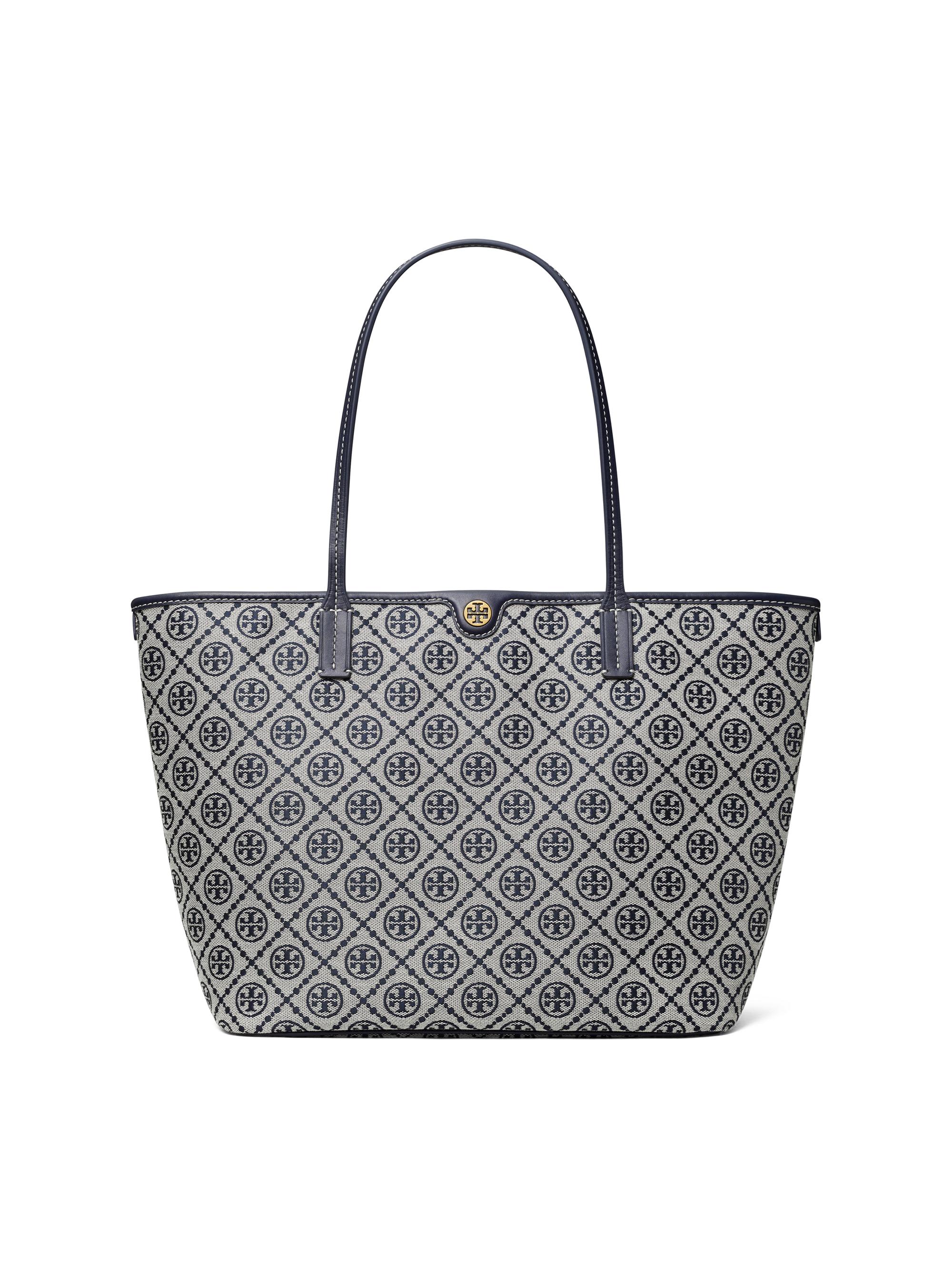 Tory Burch Women's T Monogram Zip Tote Bag - Tory Navy