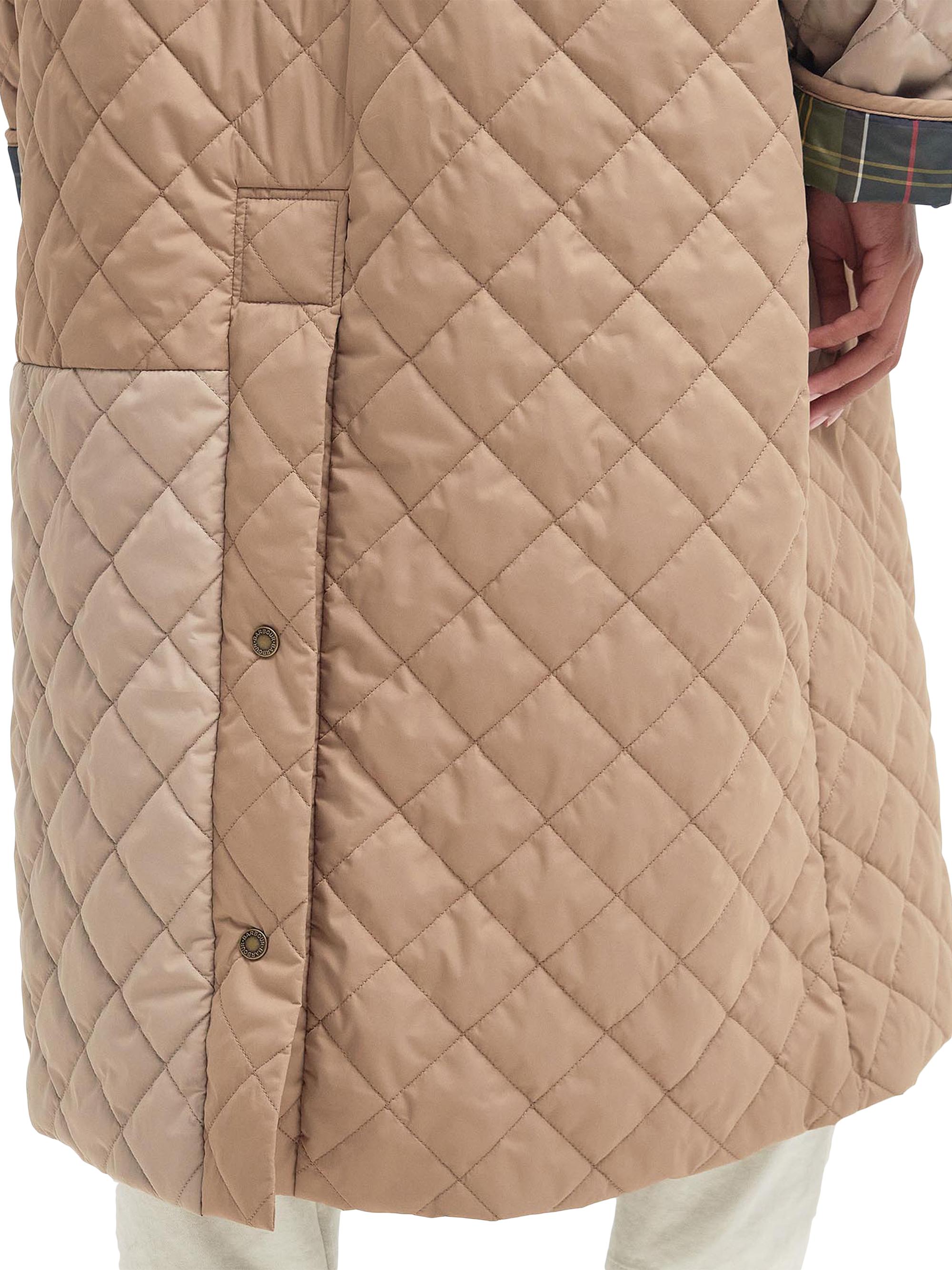 GANNI Brown Quilted Coat