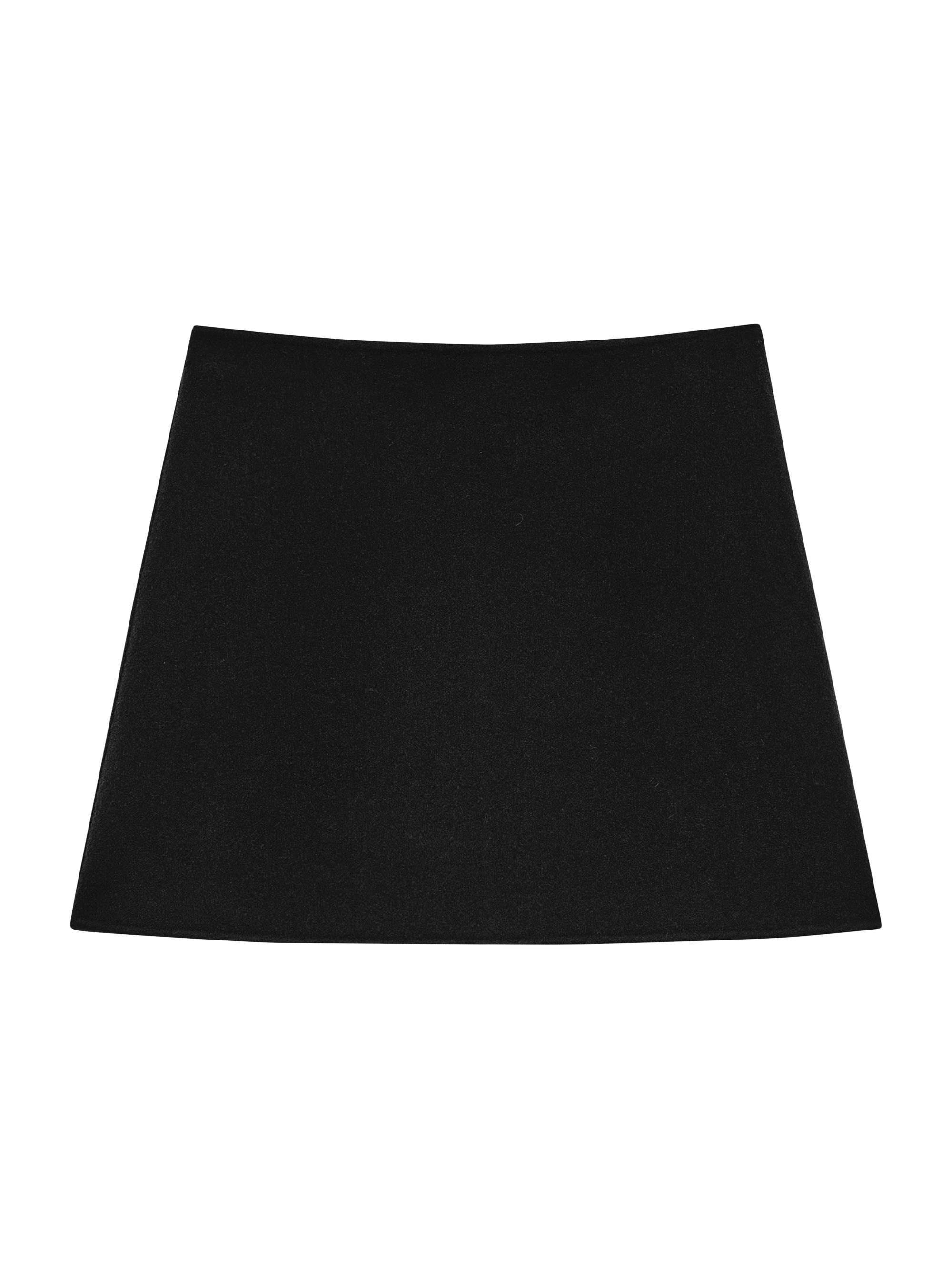 Theory Women's Wool-Cashmere Miniskirt - Black
