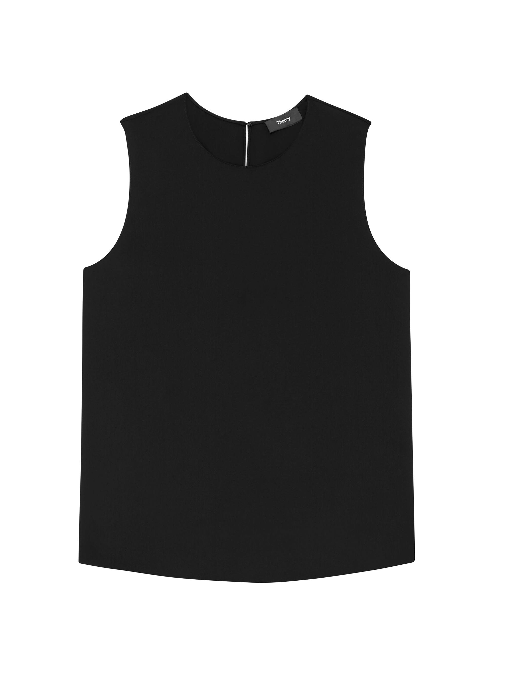 Theory Women's Silk Straight Shell - Black