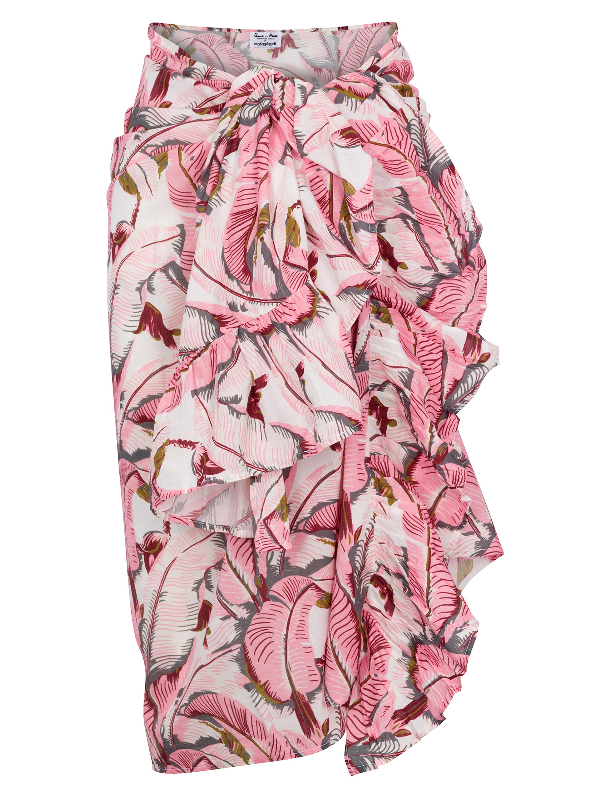 Sant and Abel Women's Martinique Banana Leaf Sarong - Pink
