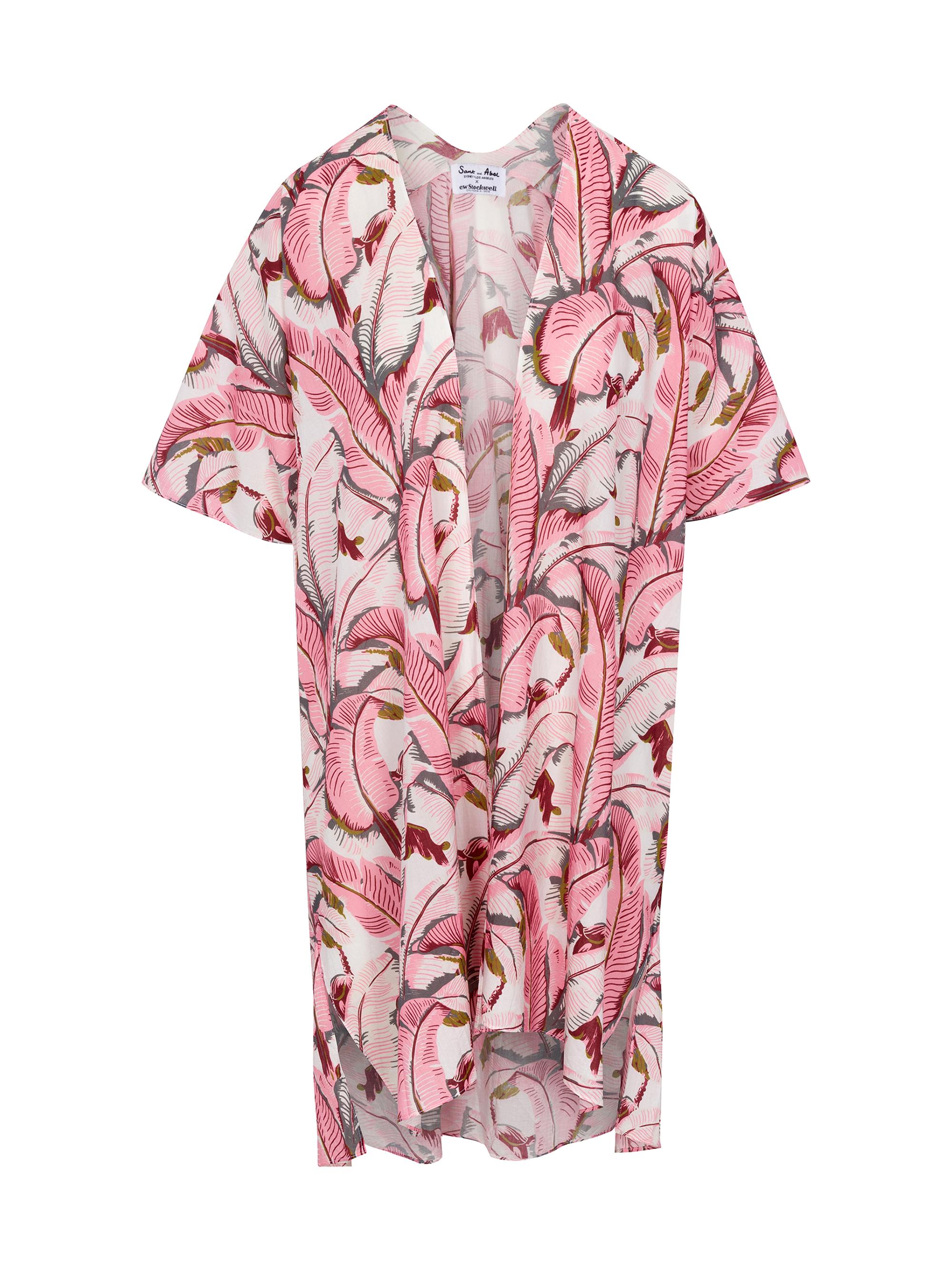 Sant and Abel Women's Martinique Banana Leaf Cover Up - Pink