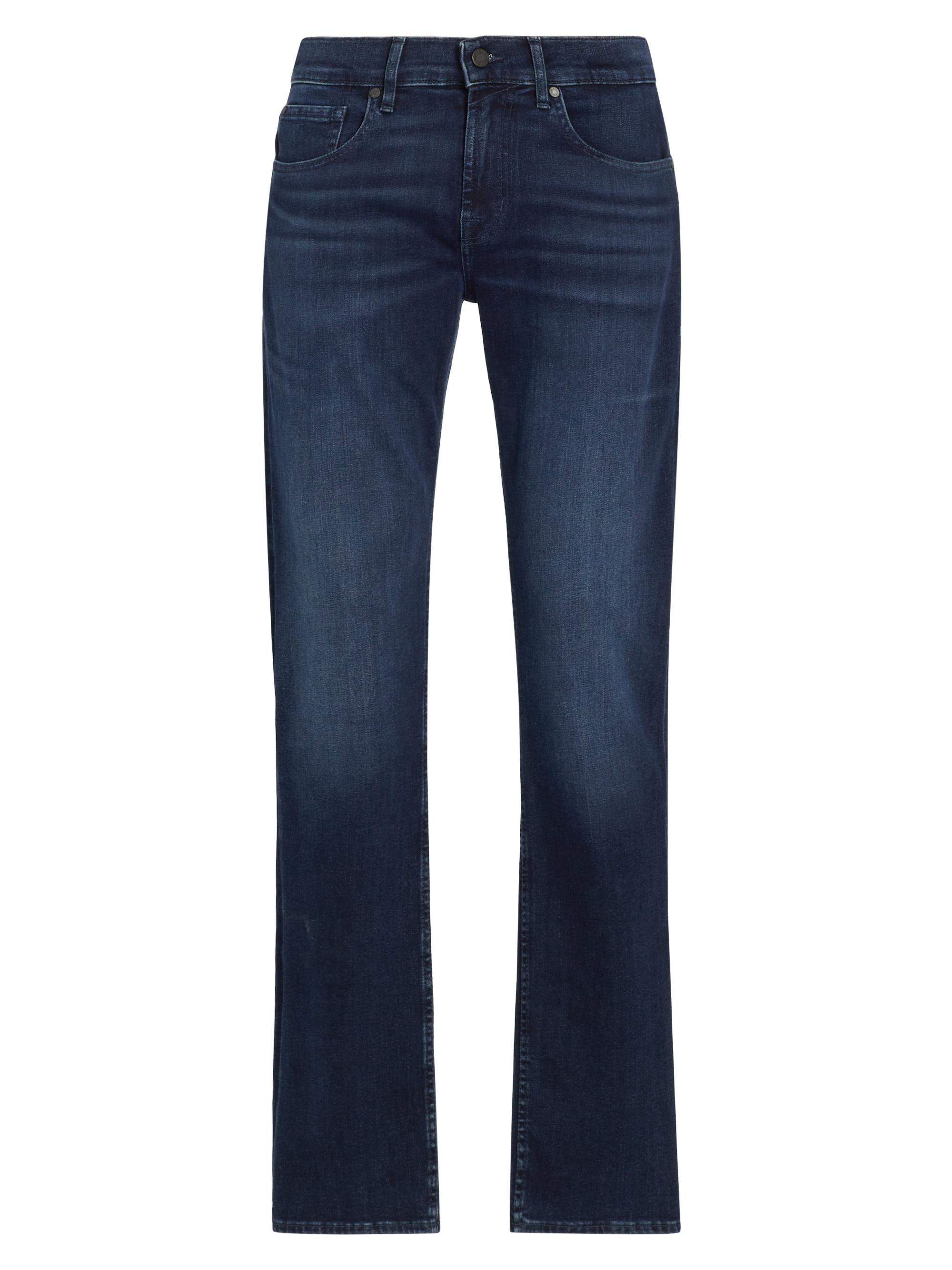 7 For All Mankind Men's The Straight Stretch Jeans - Dark Blue