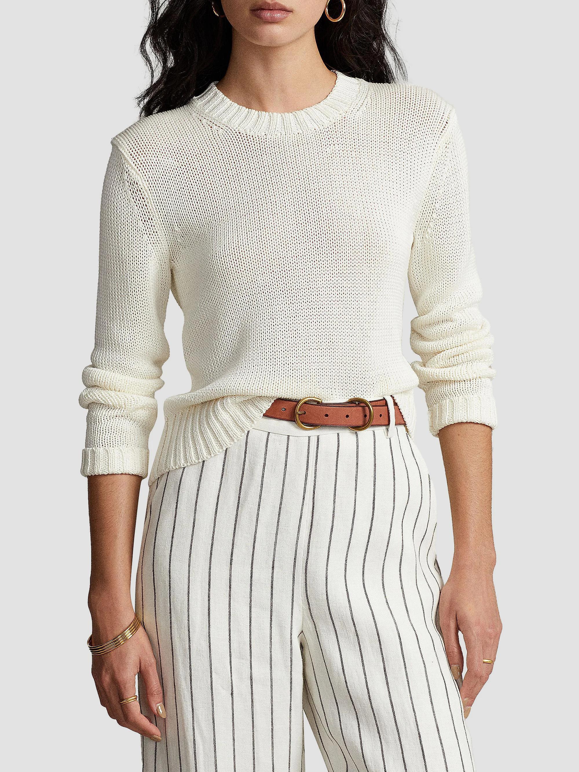 Polo Ralph Lauren Cotton Shaker-Stitch Sweater | Saks Fifth Avenue