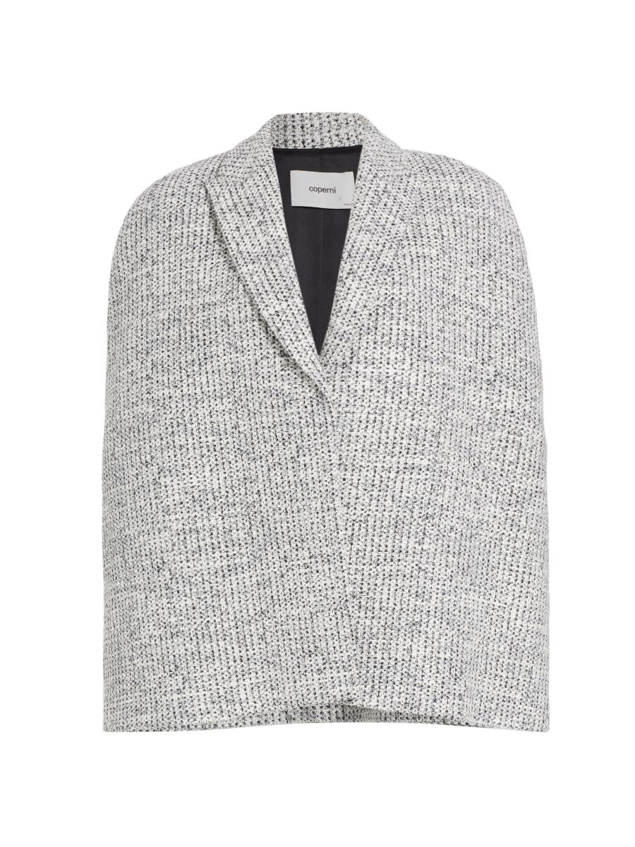 Coperni Tailored Tweed Cape | Saks Fifth Avenue