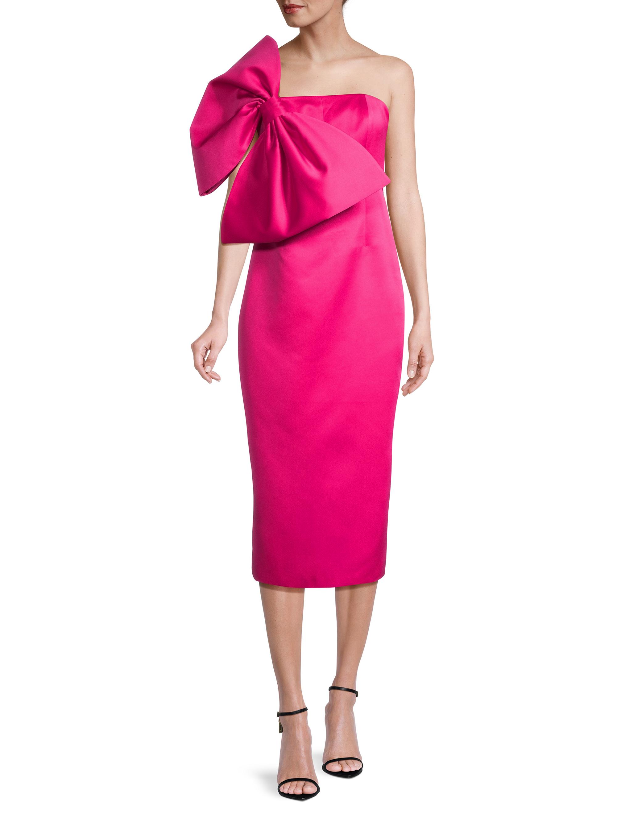 Pink Topshop Twist Bow Sheath Dress Kesy Bow Tie Mini Dress Pink Black  Princess Polly