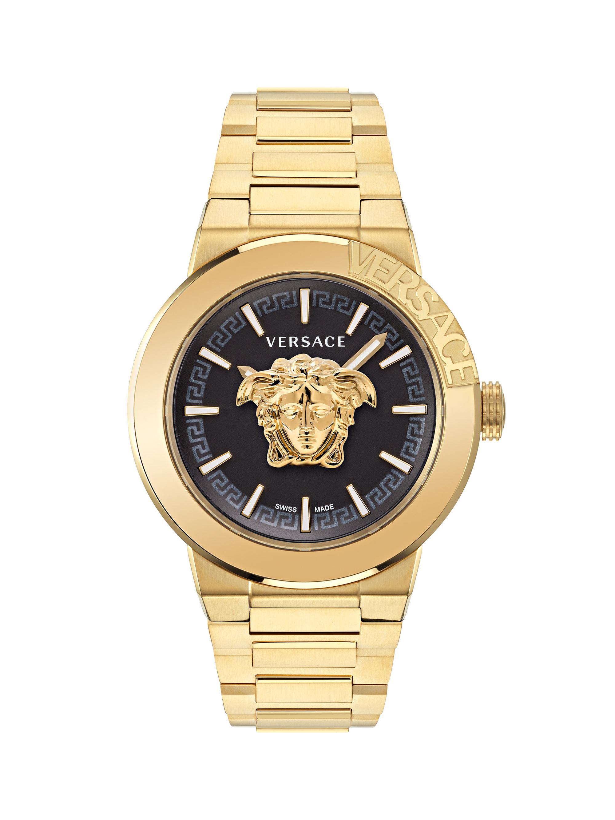 Versace Medusa Infinite IP Yellow Gold Bracelet Watch/45MM | Saks