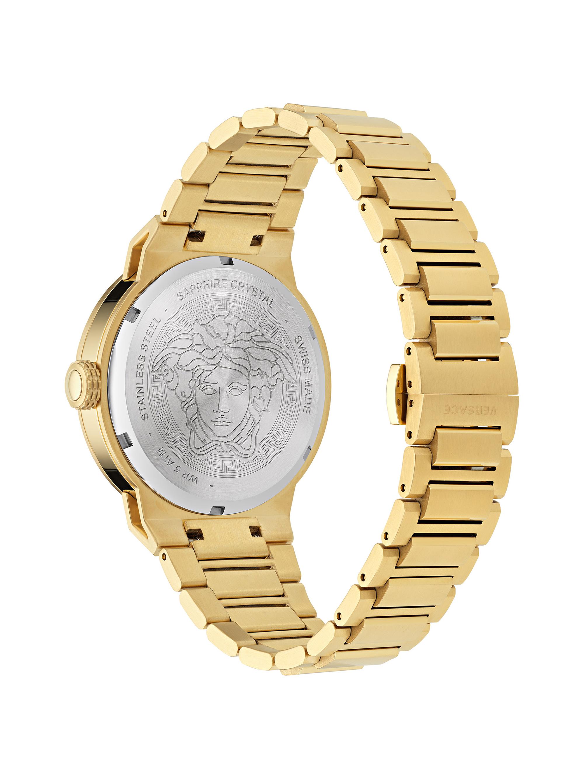 Versace Medusa Infinite IP Yellow Gold Bracelet Watch/45MM | Saks